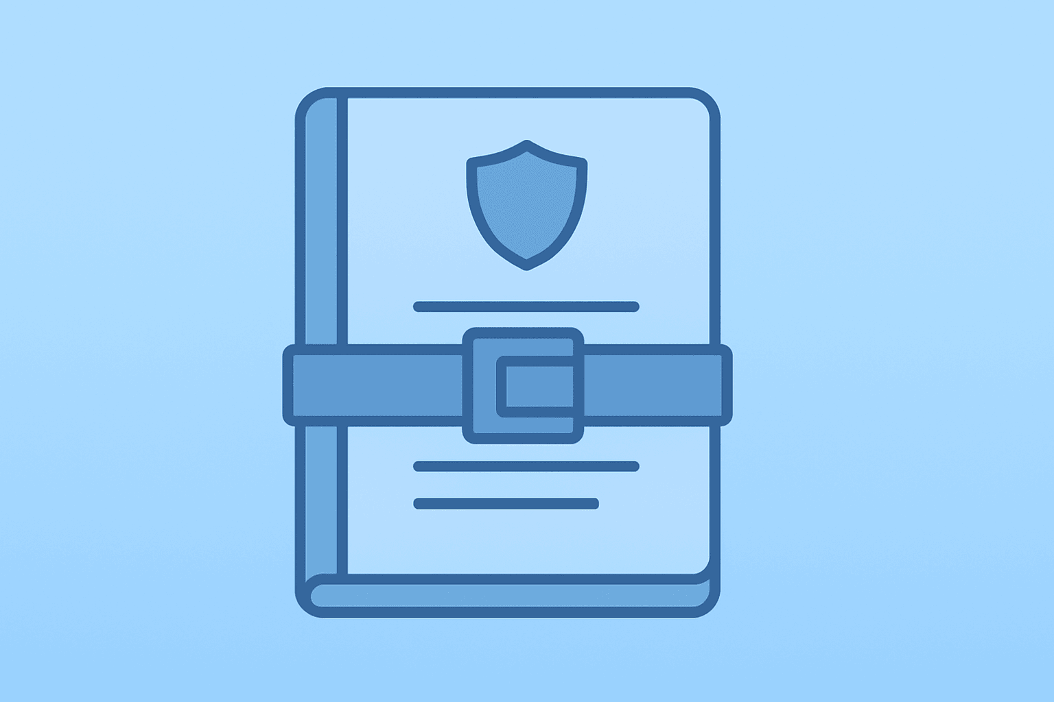 Centene earnings cover showing a stylized insurance ledger wrapped by a band symbolizing cost controls and cash flow.