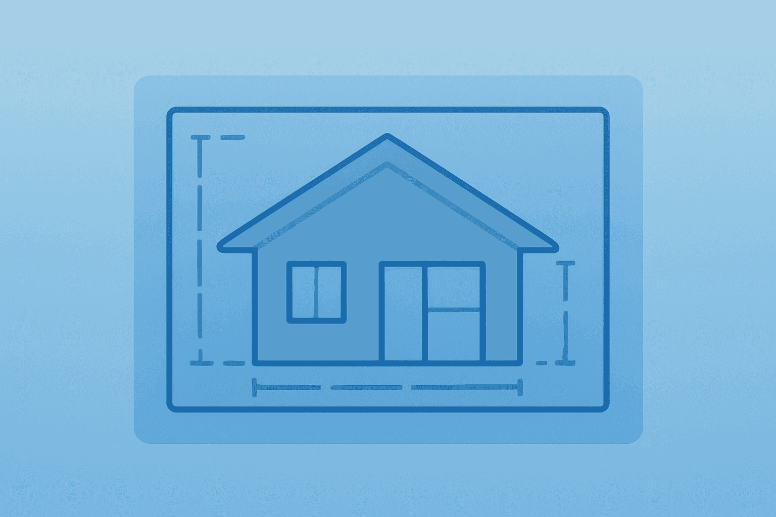 Flat filled vector of a weathered home blueprint symbolizing Lennar Q2 earnings and trimmed delivery outlook