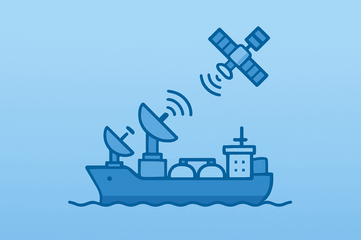 Flat vector crude tanker with glowing transponder symbolizing U.S. Treasury License Iran Oil easing war premium.