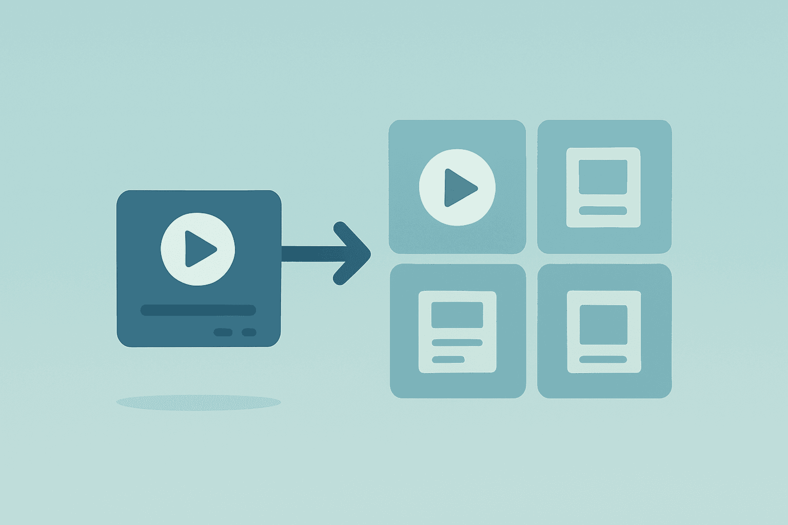 Flat filled vector of a streaming server transitioning into content blocks to symbolize Netflix price hike funding content