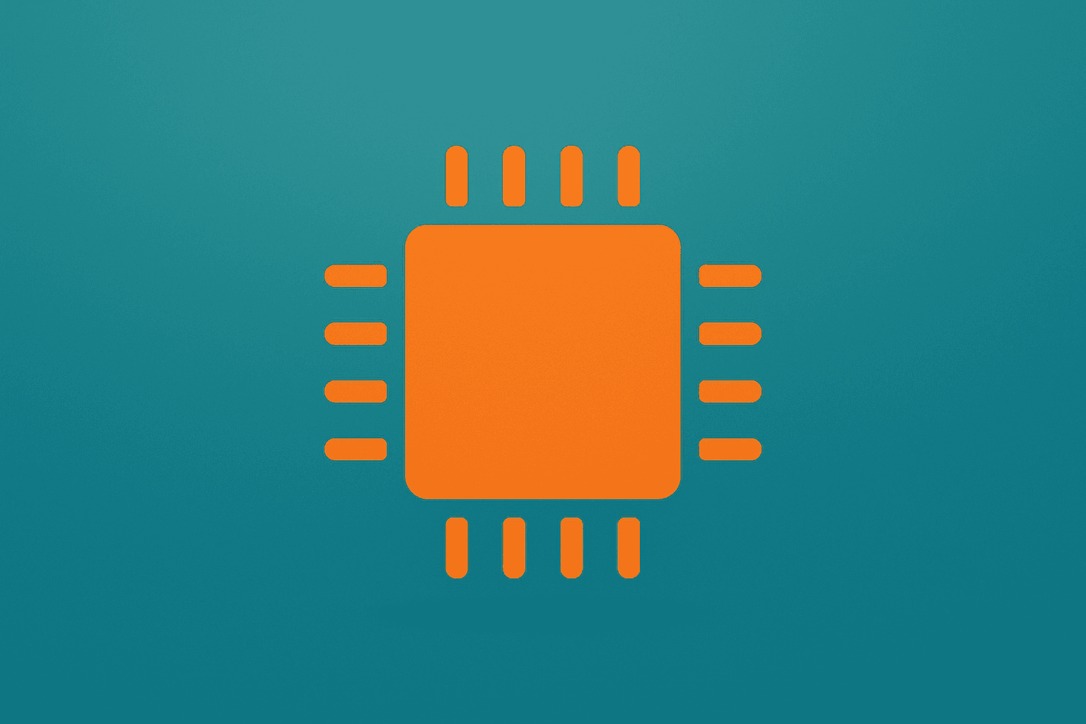 Flat vector chip icon symbolizing Apple Google AI deal and Siri overhaul, signaling a strategic shift toward competitor tech.