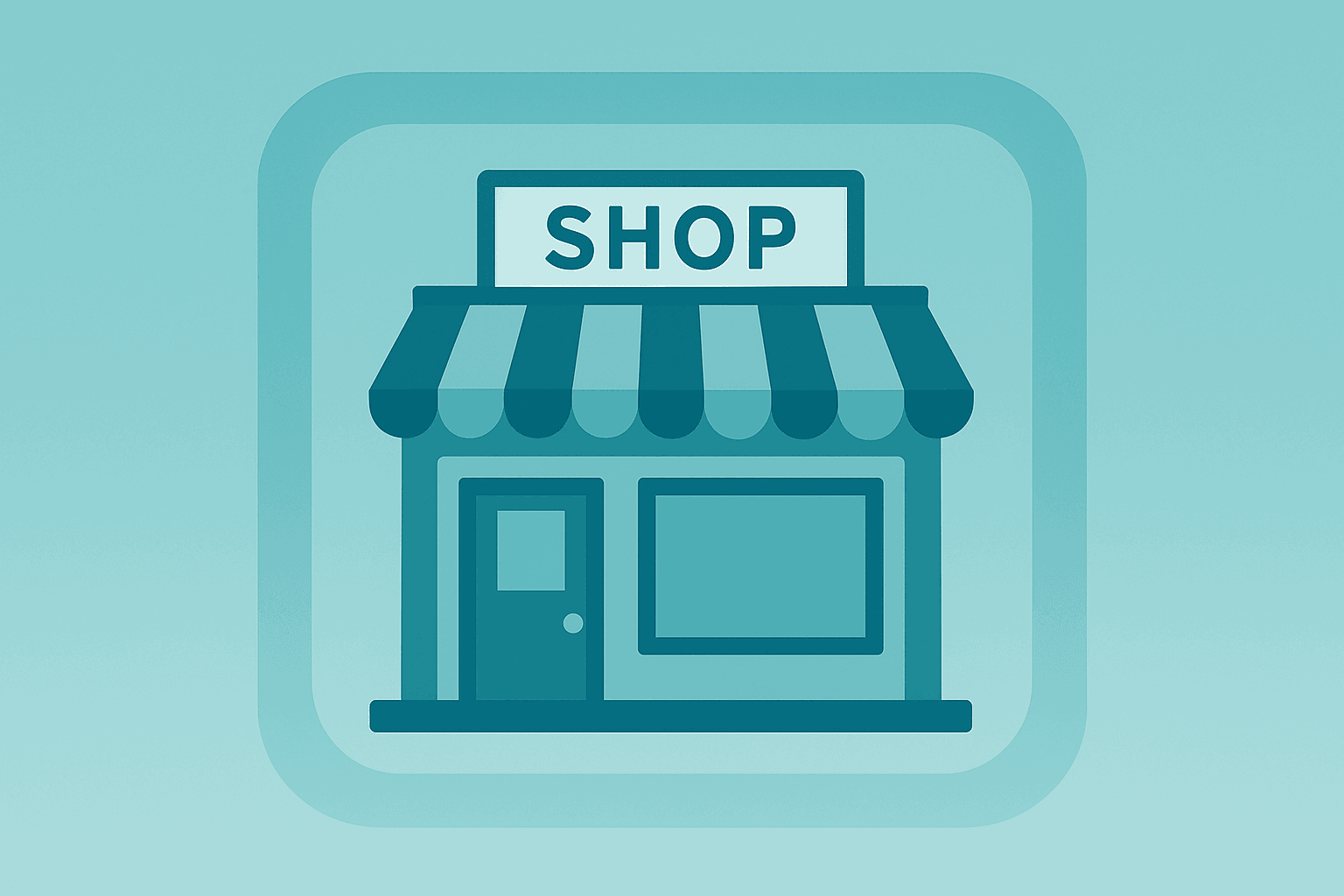 Flat vector icon of a retail storefront vault expanding margins to reflect tariff refunds and Dollar Tree earnings emphasis.