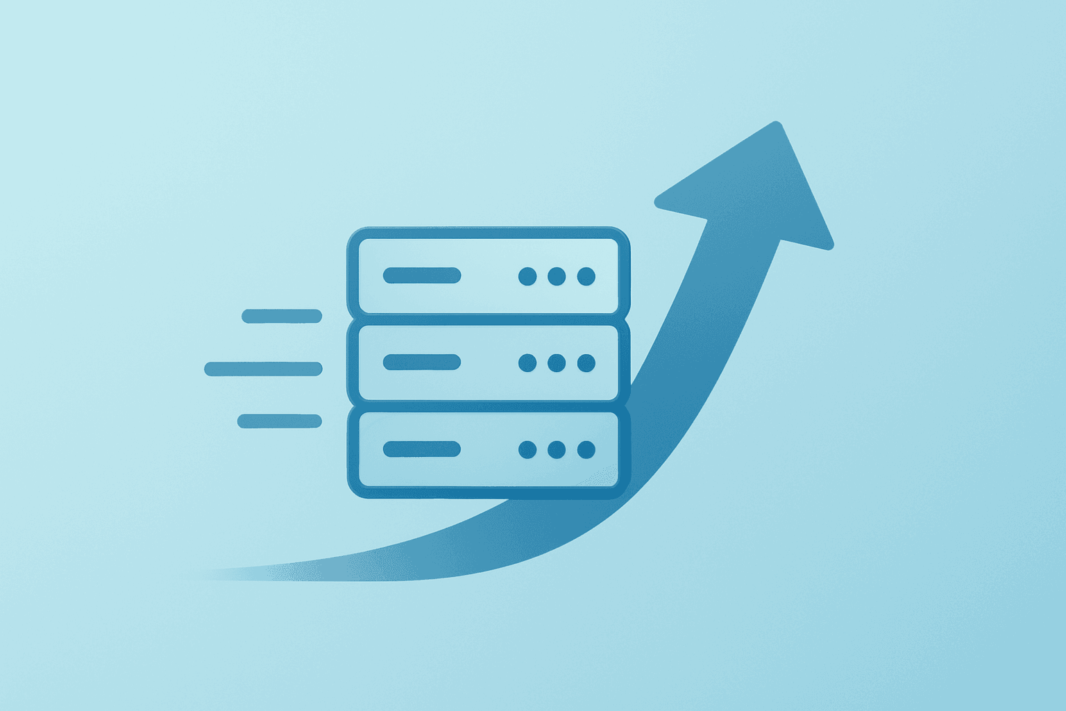 Flat filled vector of a server lending engine surging forward to symbolize Upstart Q2 earnings and originations surge.