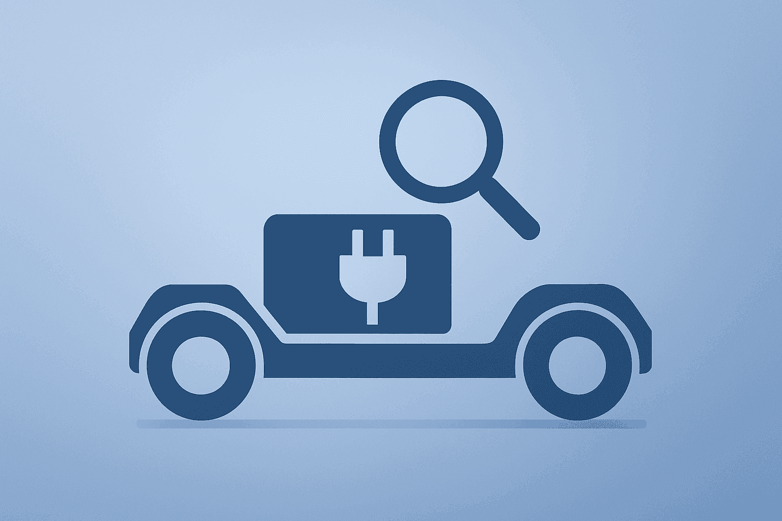 Flat vector of an electric cab chassis under inspection to mirror Tesla Cybercab event and autonomy scrutiny.