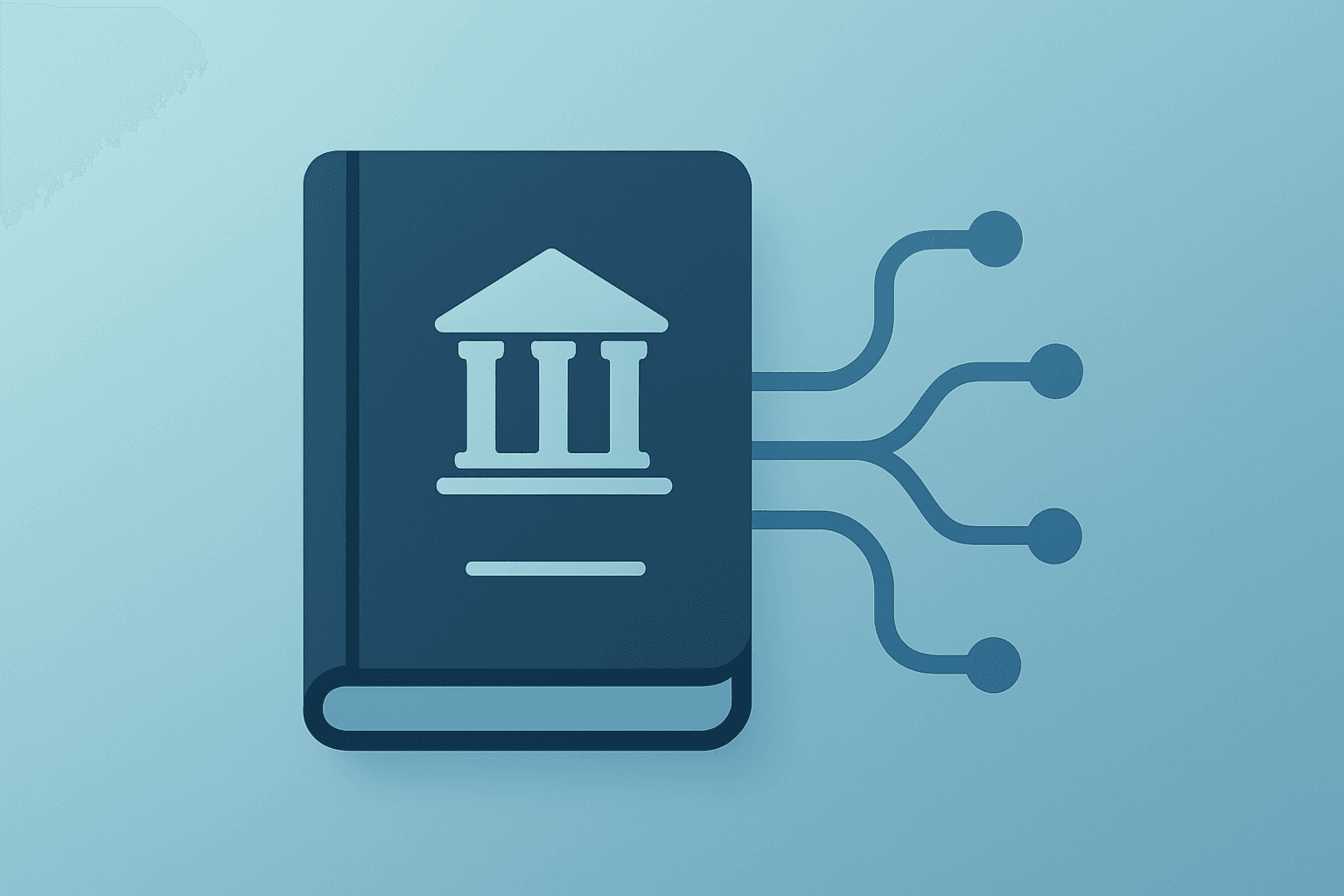 Flat-vector cover of a ledger merging with a vault, symbolizing Santander to Buy Webster, synergies and capital scrutiny.