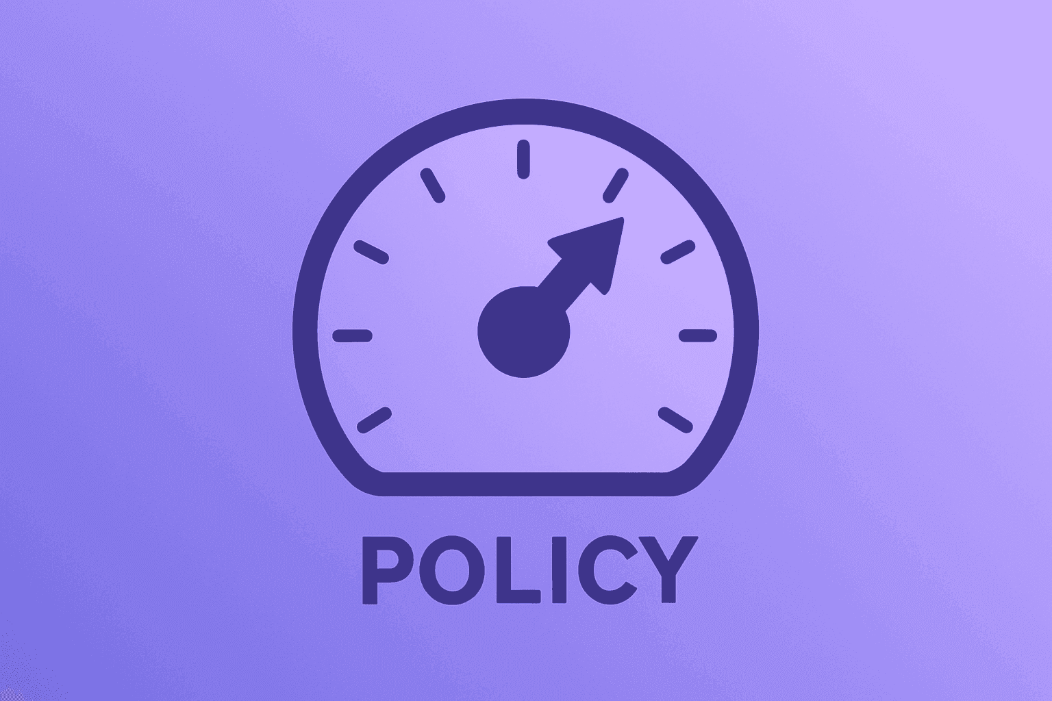 Flat filled vector of a single policy server with a tightened bezel, reflecting Kevin Warsh Jackson Hole speech hawkish tilt
