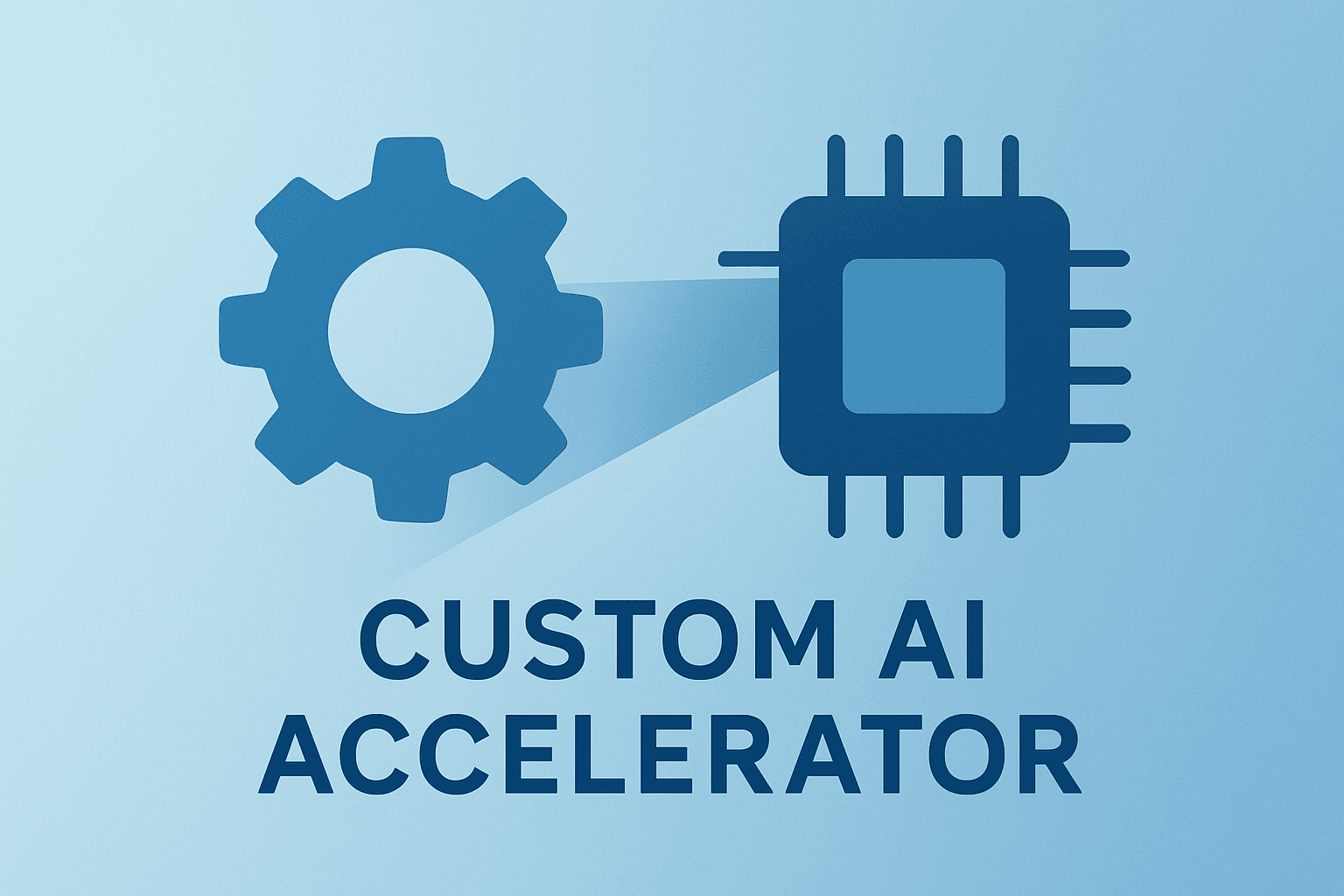 Layered server chip under strain in flat vector style symbolizing Broadcom Q4 2025 earnings AI revenue focus.