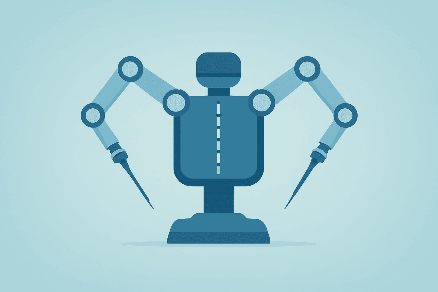 Surgical robot with stitched seam symbolizing settlement and narrowed procedure growth in Intuitive Surgical Q3 2026 earnings