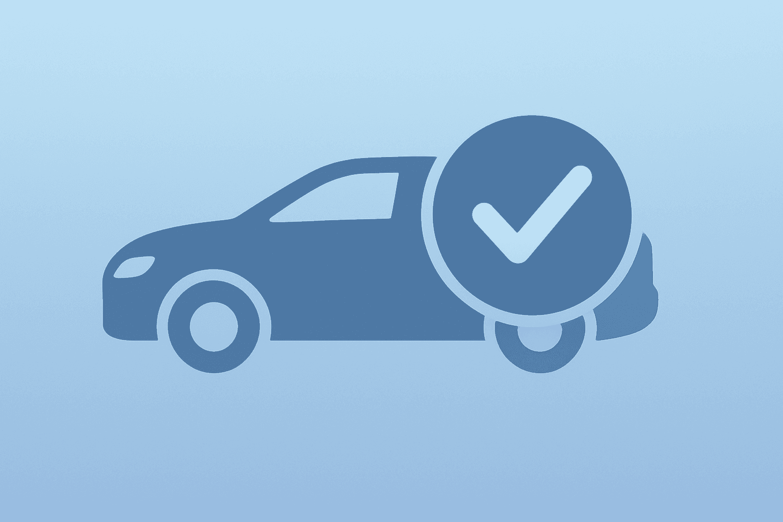 Flat vector of a car silhouette merged with a subscription token representing Tesla FSD subscription and recurring revenue.