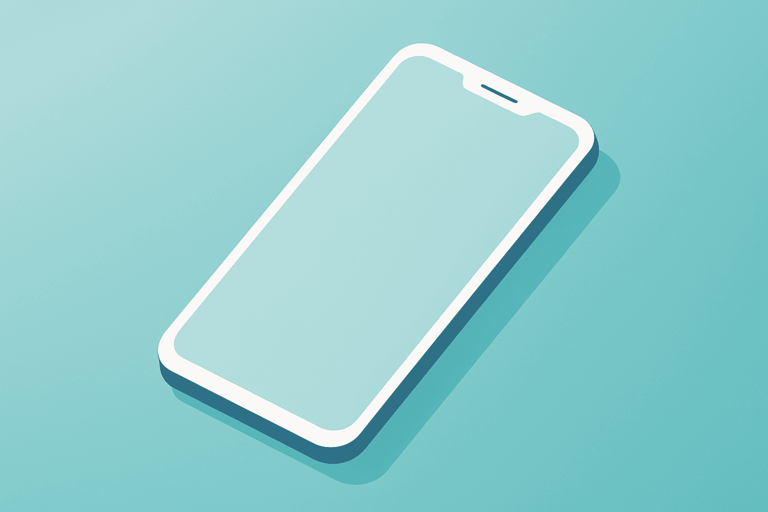 Flat vector of a device chassis symbolizing Apple Q1 2026 earnings tradeoff between strong iPhone sales and margin pressure