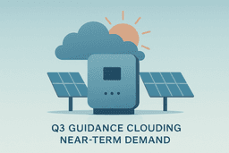 SolarEdge Q3 Guidance Clouds Outlook