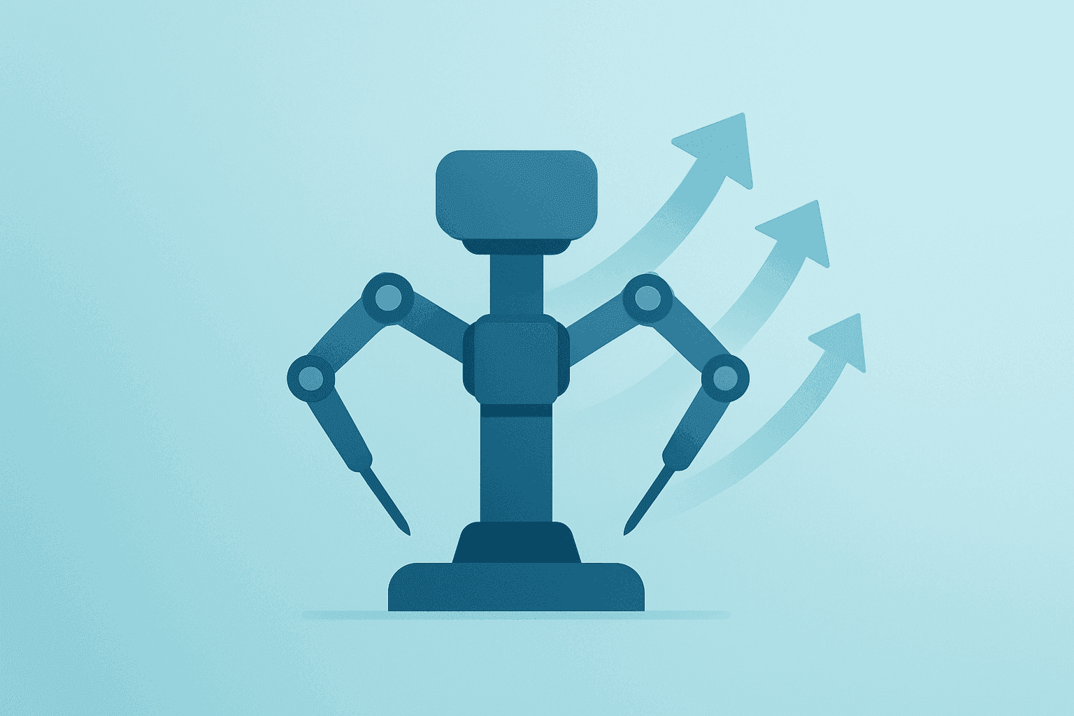 Flat filled vector of a surgical shell expanding to suggest adoption and margin strength, Intuitive Surgical Q2 earnings
