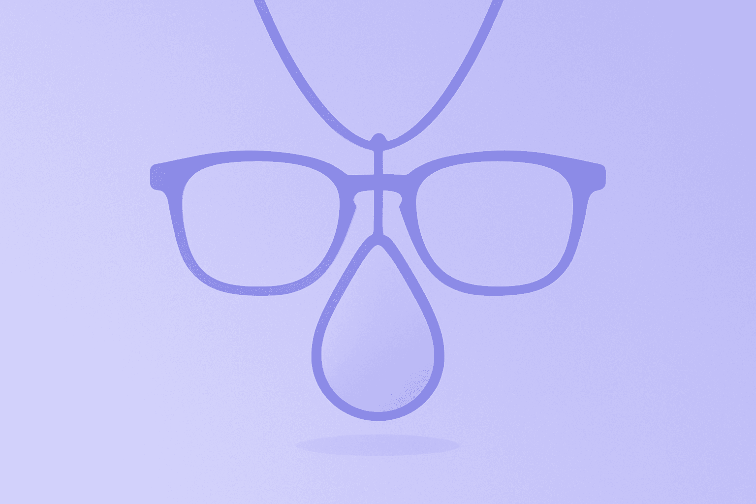 Flat vector pendant merging into a glasses module, symbolizing Meta Acquires Limitless and wearables integration.
