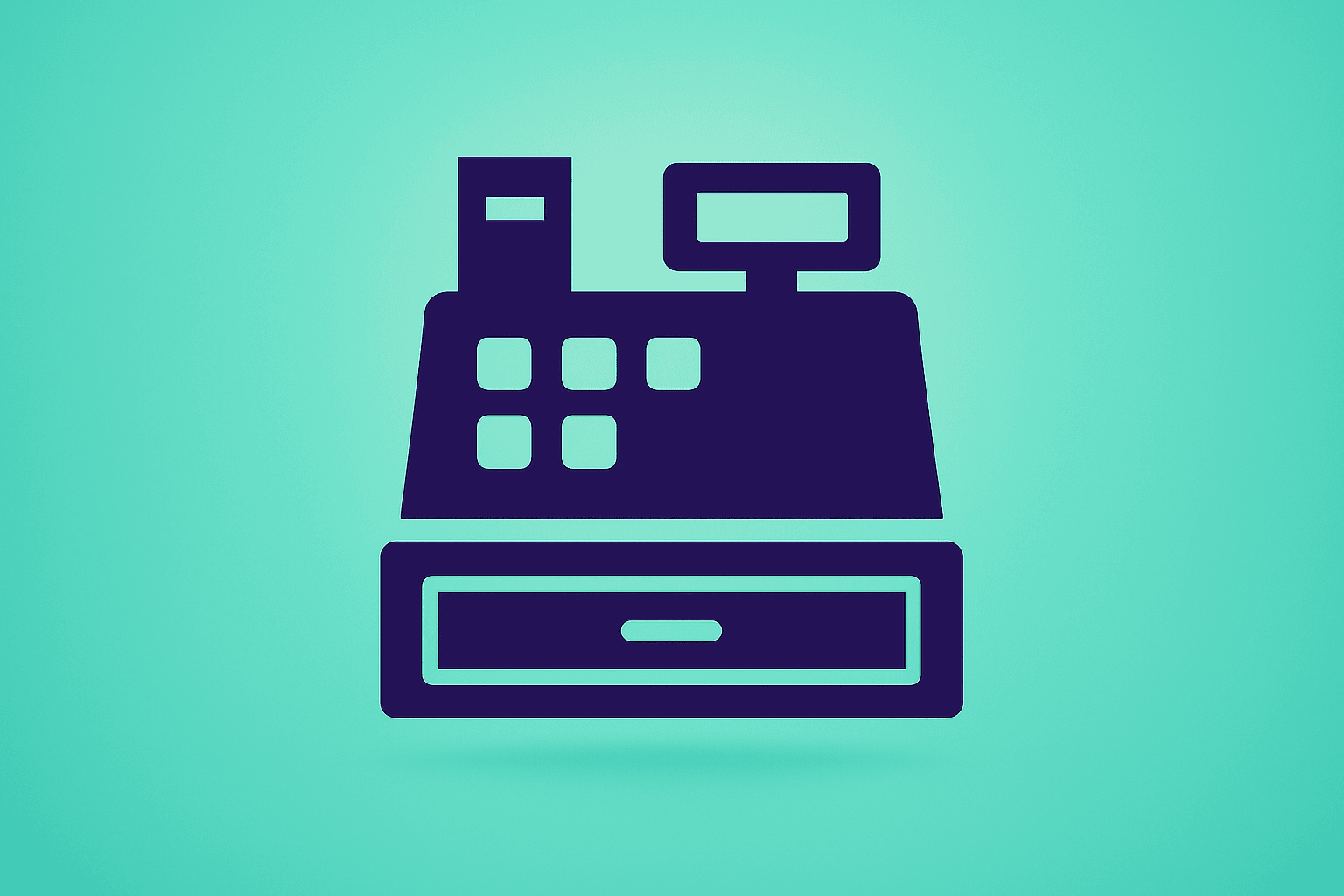 Flat vector cash register showing tradeoff in Block Q3 2025 earnings: missed revenue versus raised profit guidance.