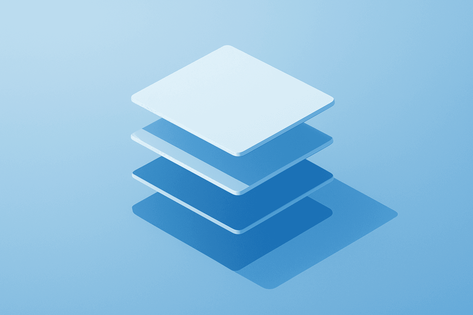 Stacked CAD model unfolding layers symbolizing Autodesk Q3 earnings beat and guidance raise on a soft gradient.