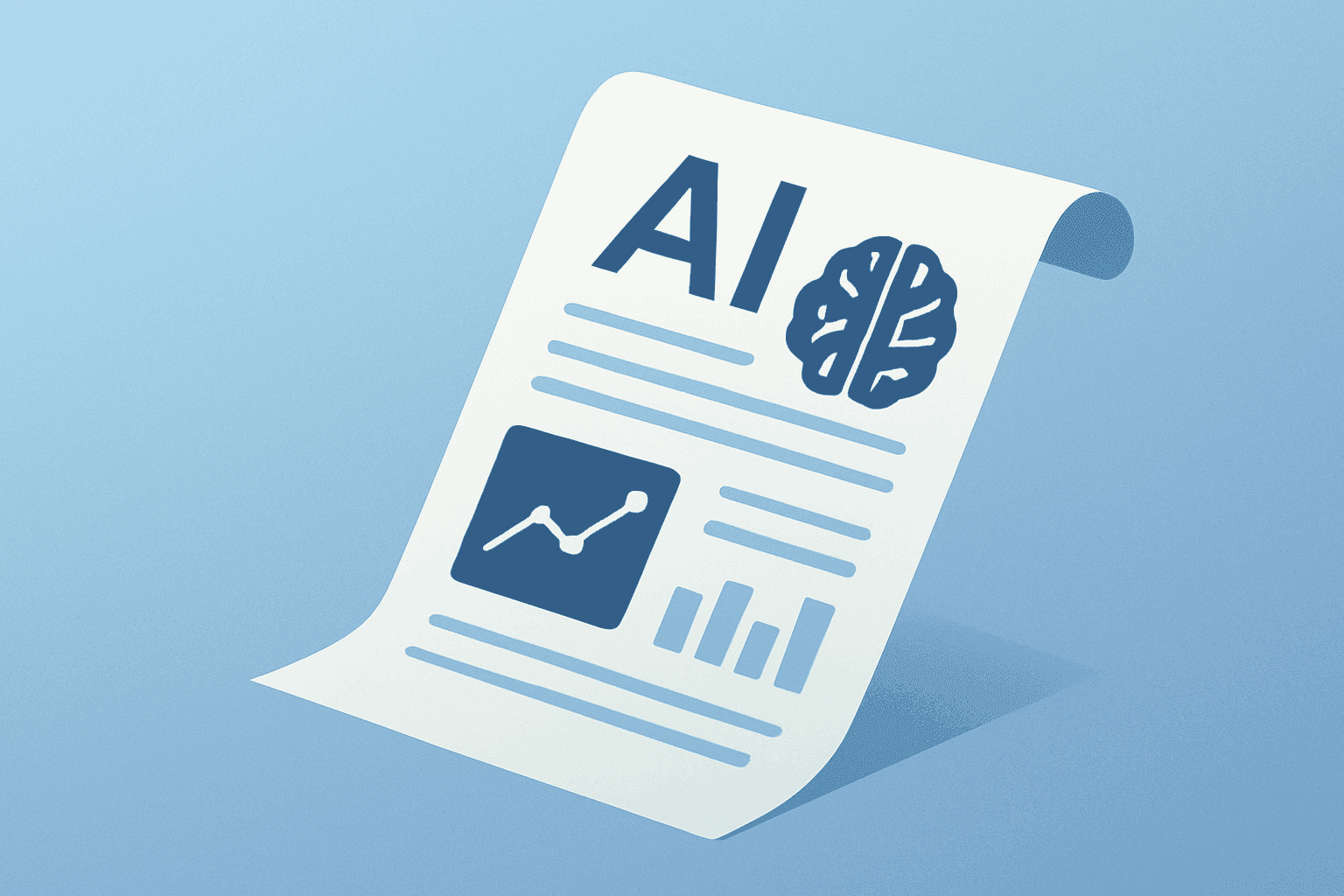 Flat filled vector of a design artboard unfurling AI features to symbolize Figma earnings and seat expansion.