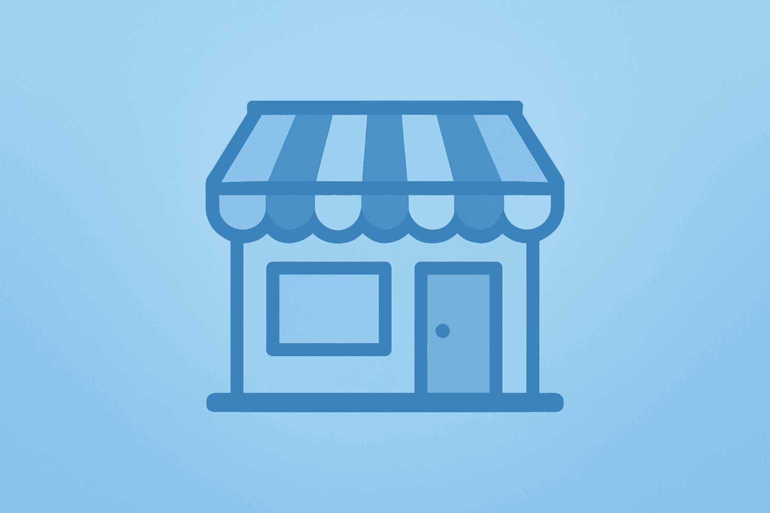 Flat vector retail store icon fused with a widening margin band to illustrate Dollar General earnings and margin outlook.
