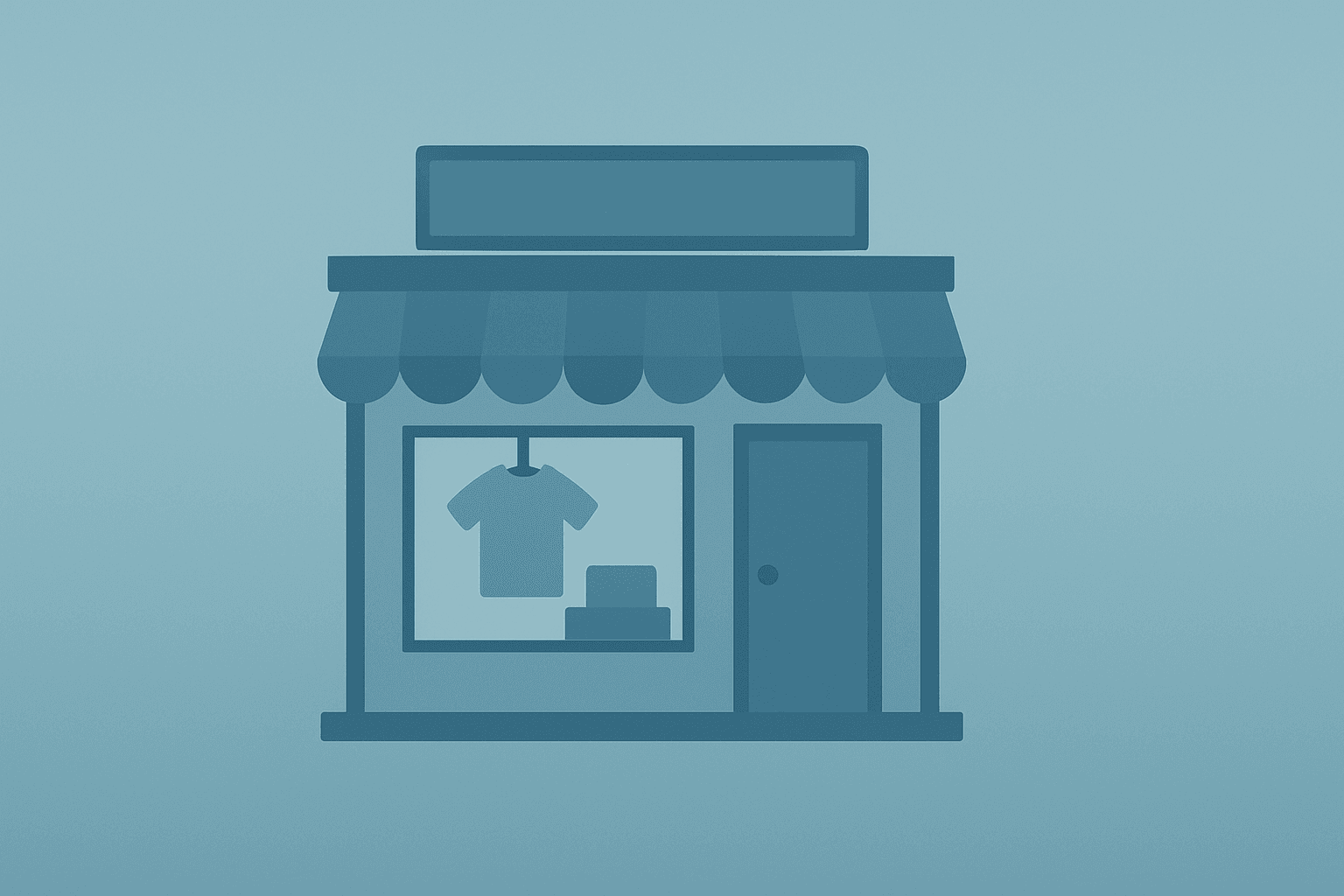 Flat filled vector of a retail store icon with dimming lights to symbolize Kohl's FY 2026 guidance and softer sales.