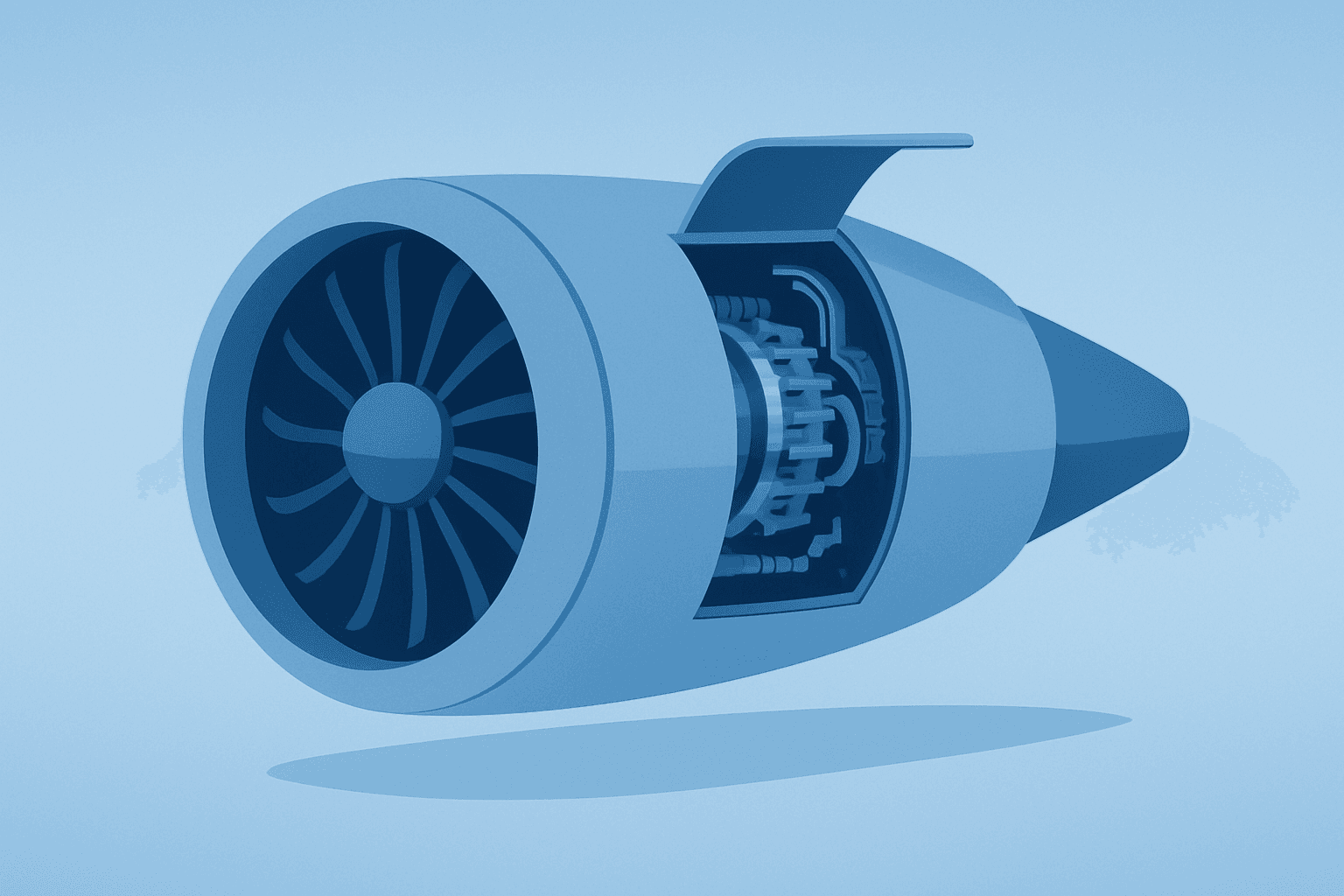 Flat filled vector of airliner fuselage implying a slowed ramp and supply constraints linked to Airbus production guidance.