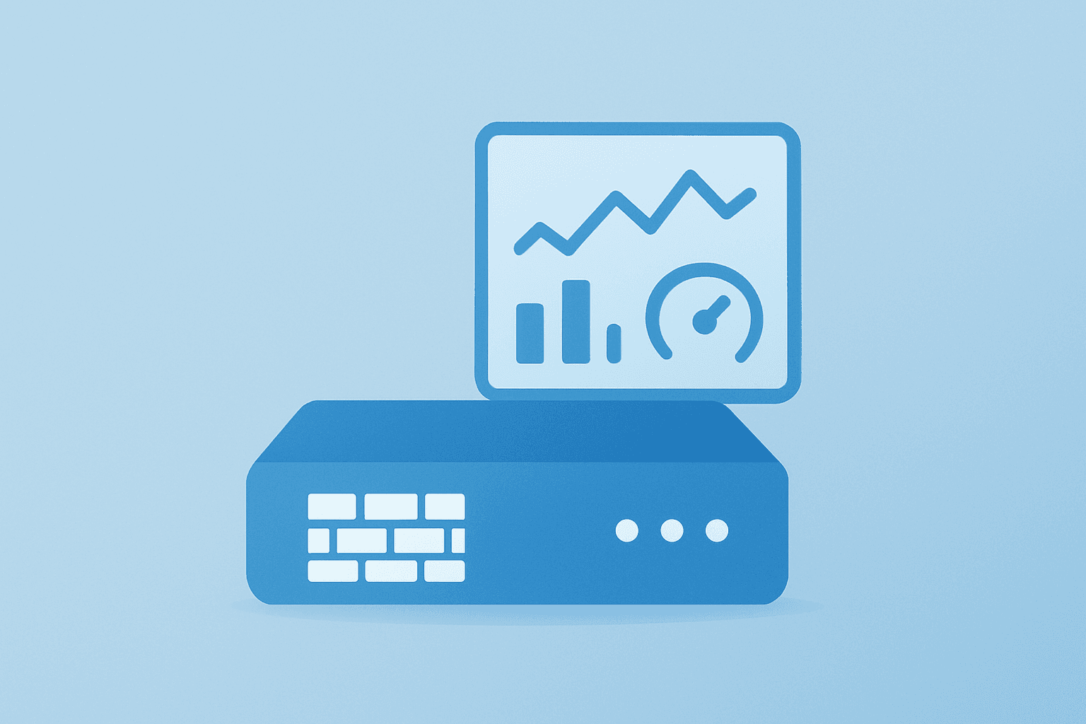 Flat-vector firewall appliance meets observability module to symbolize Palo Alto Networks earnings and investor scrutiny.