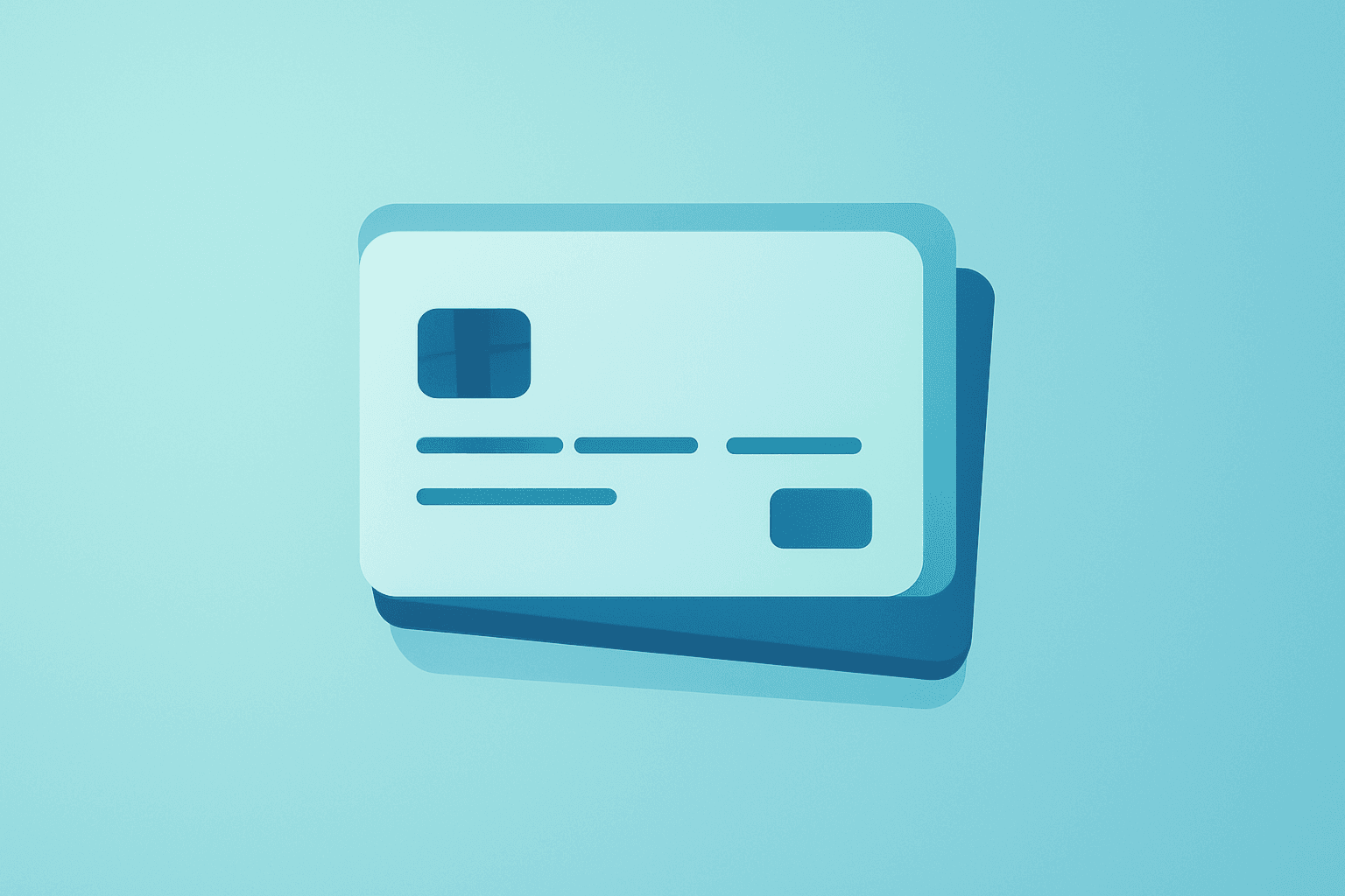 Flat vector of a credit-card stack and ledger symbolizing American Express earnings guidance lift and dividend.