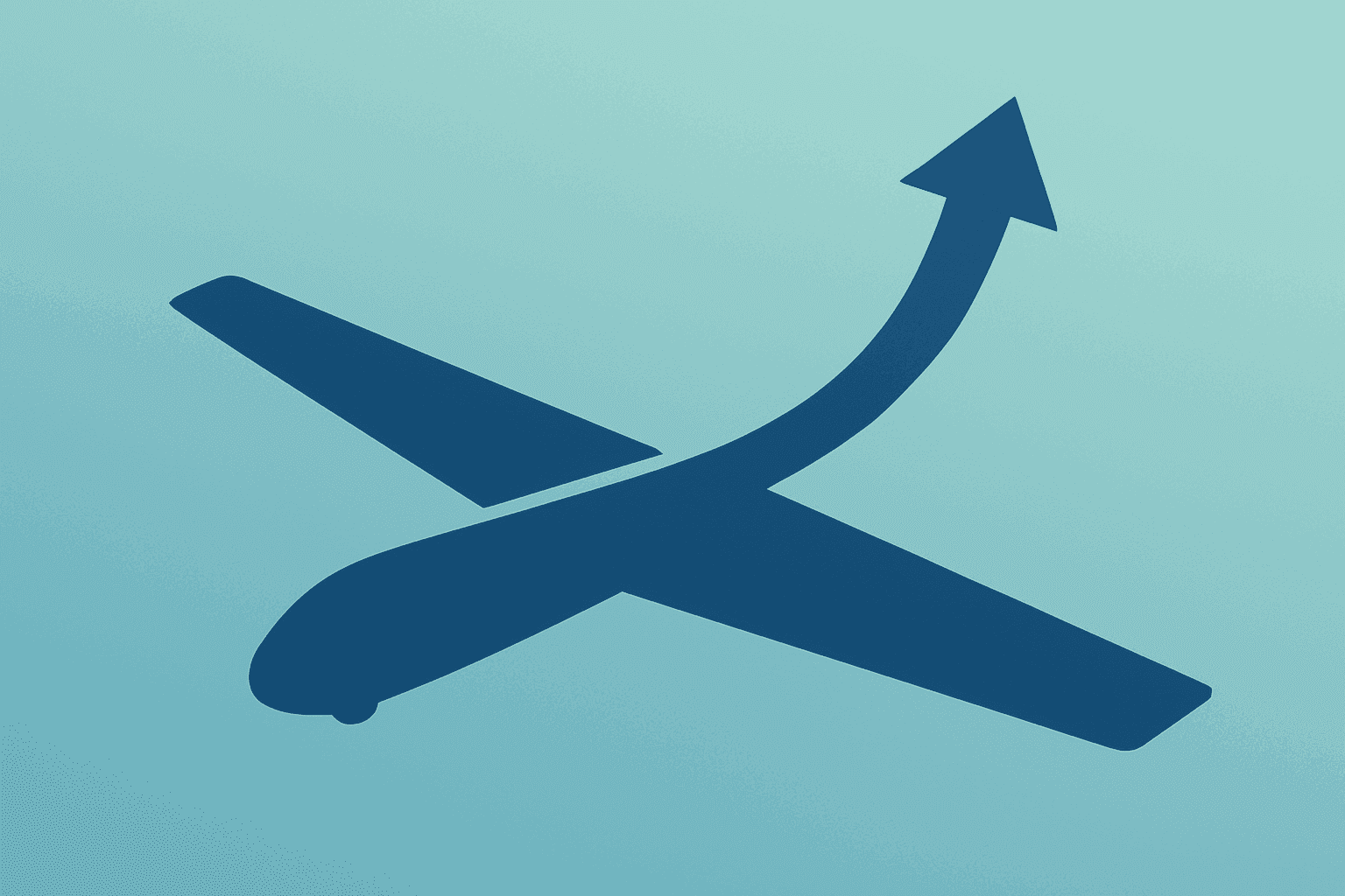 Flat filled vector of a satellite widening to symbolize Kratos Q2 2026 earnings beat and guidance lift on a smooth gradient.