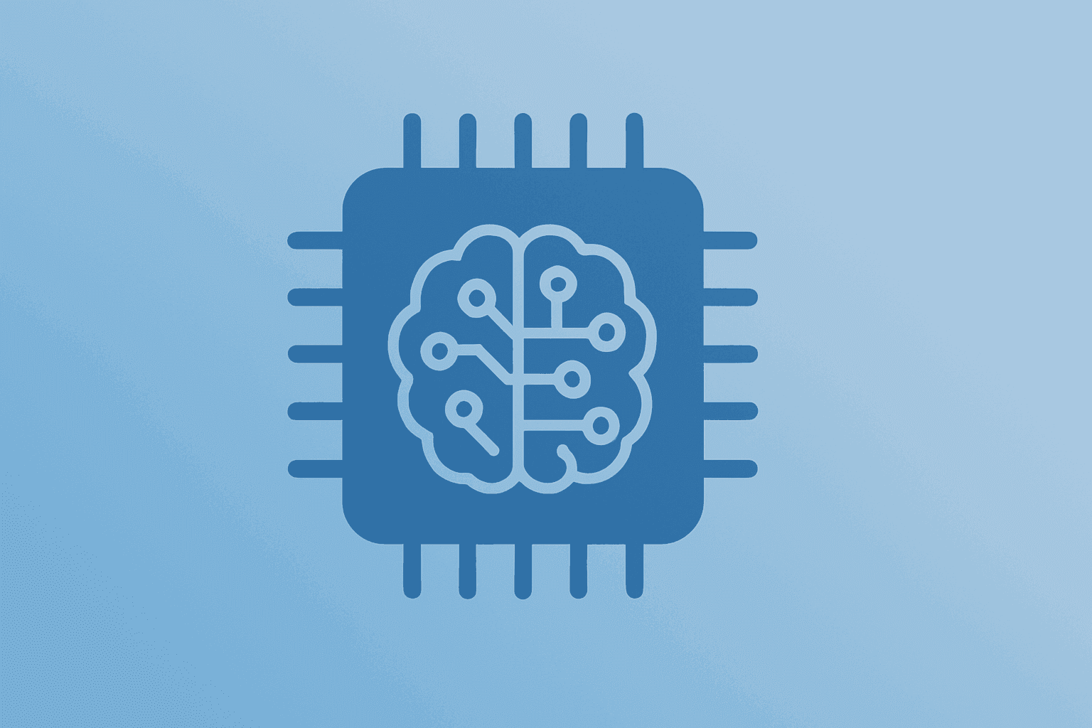 Flat vector of a stylized chip fused with a neural core symbolizing Qualcomm Snapdragon 8 Elite Gen 6 agentic AI