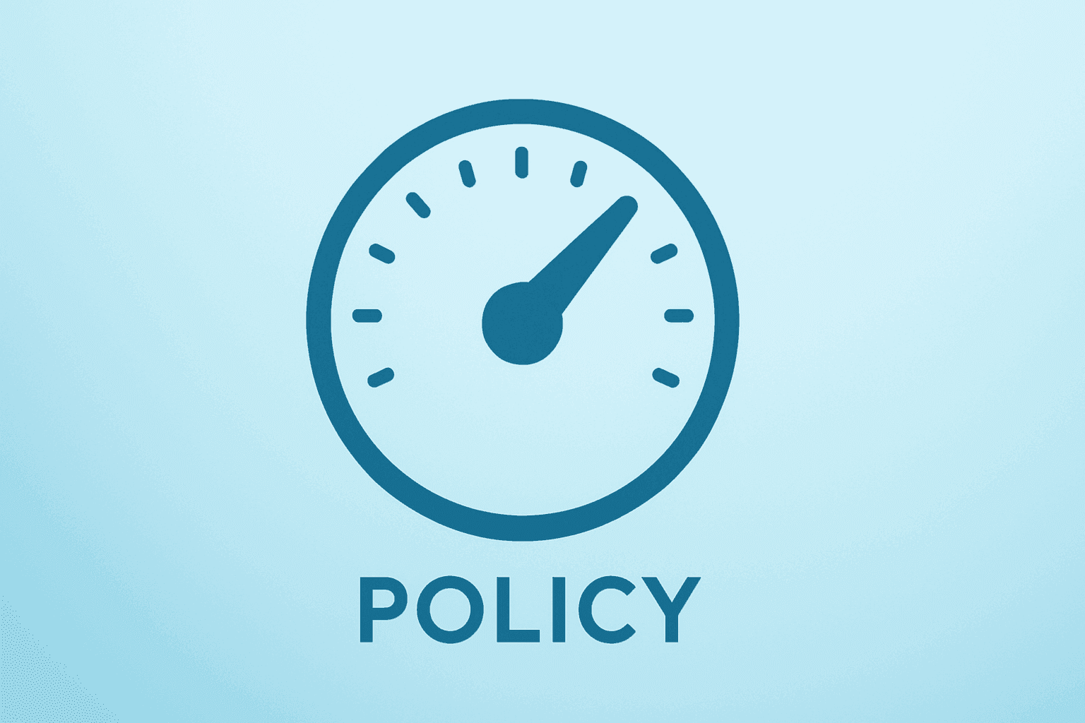 Flat vector of a policy dial set firmer to symbolize Warsh testimony and the Fed's price stability pledge.