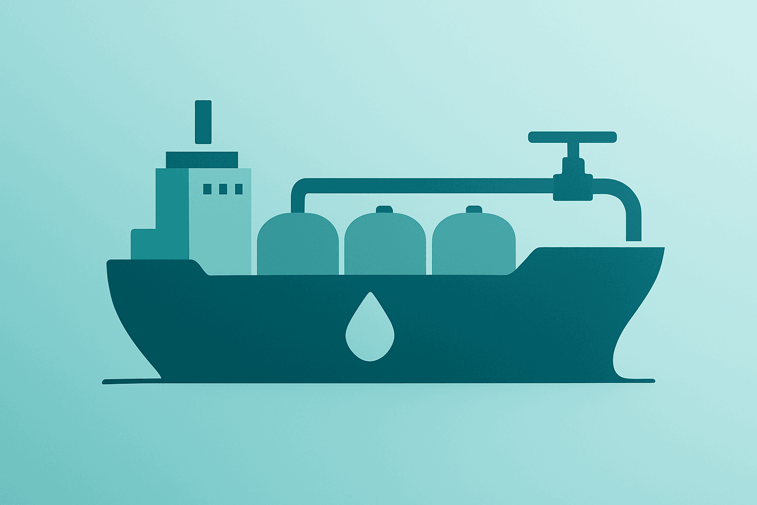 Oil tanker with stalled cargo flow on violet-mist gradient symbolizing ExxonMobil Q1 2026 earnings disruption and timing gap.