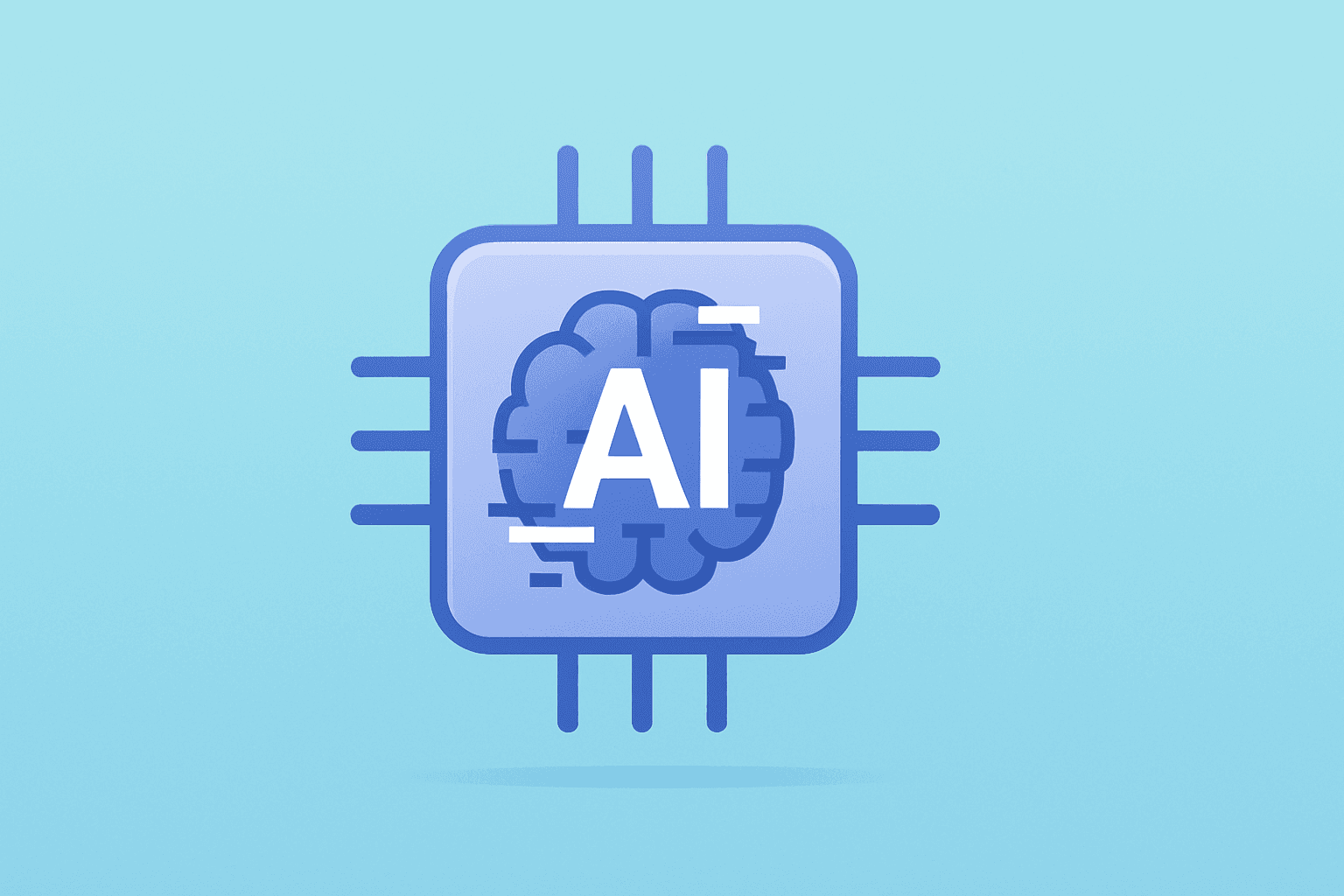 Flat vector of a stylized device fused with an AI core symbolizing Apple 50th Anniversary and Apple Intelligence delays.