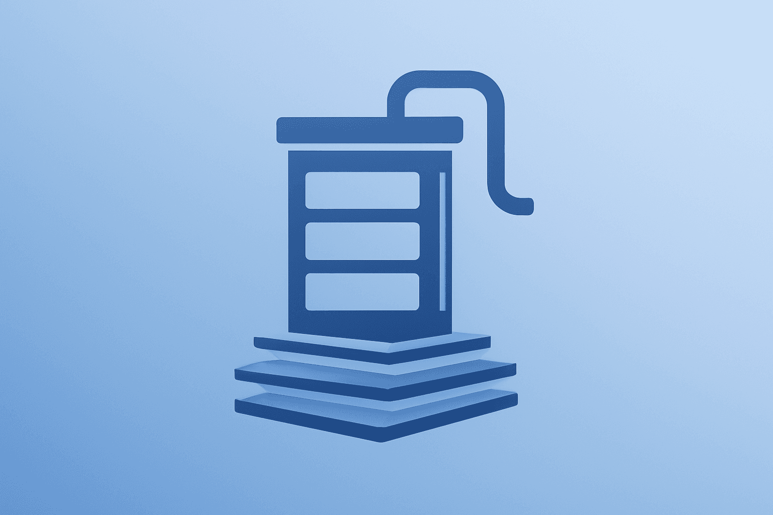Flat vector electrolyzer merging with a factory module to symbolize Plug Power Q4 2025 results and margin turnaround.
