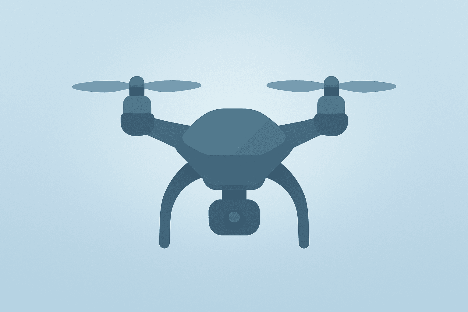 Flat vector drone with dimmed lights on an emerald gradient for AeroVironment earnings guidance cut and integration risk.