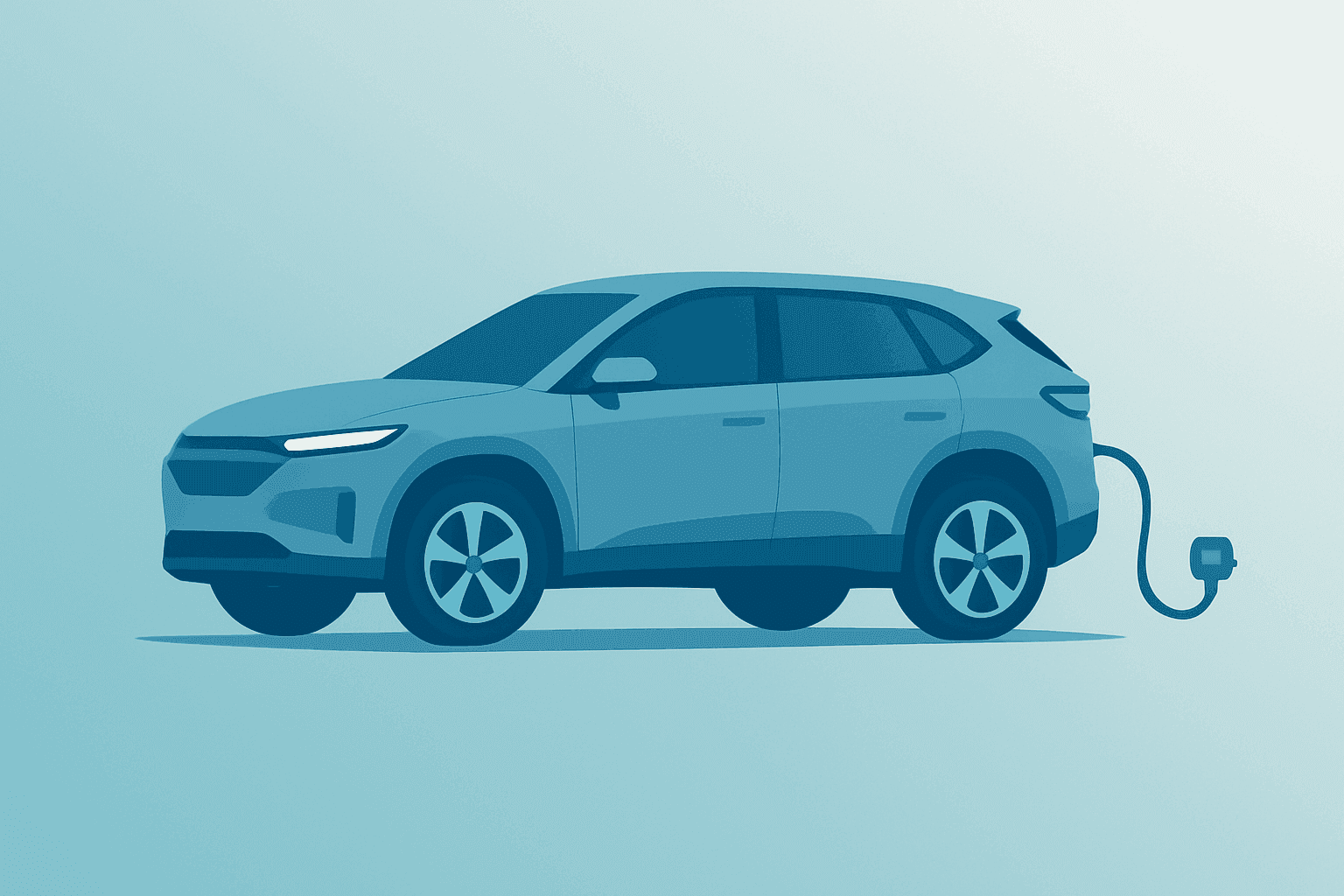 Flat vector mid size electric SUV scaling production to illustrate Rivian delivery guidance and the company volume ramp.