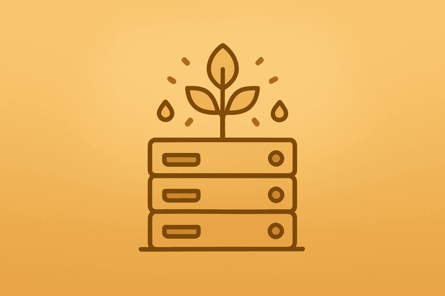 Ledger server radiating liquidity on an amber-sand gradient, evoking MSTR stock and crypto flows tied to Treasury buybacks.