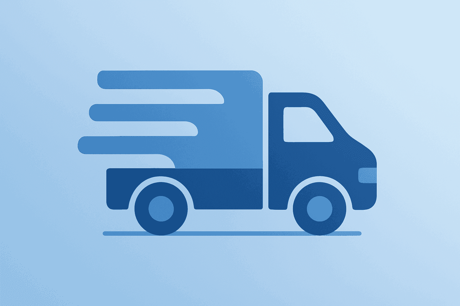 Flat vector delivery truck fused with a folded network grid to symbolize UPS 1Q26 Earnings, cost savings, and margins.