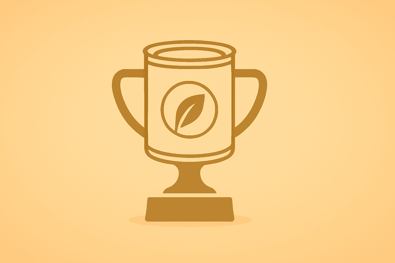 Flat vector of a company can fused with a leadership trophy to symbolize Kraft Heinz CEO Steve Cahillane and the split.