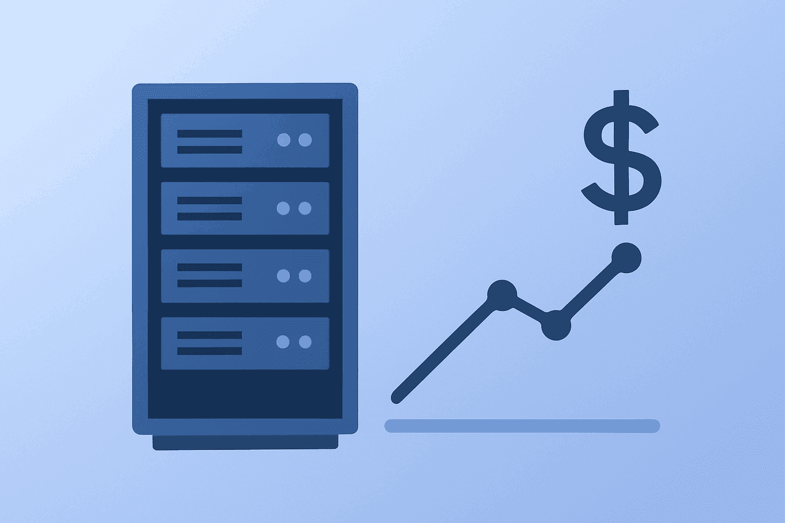 Flat-vector server expanding compute core to symbolize Supermicro earnings beat, revenue timing and AI datacenter demand.