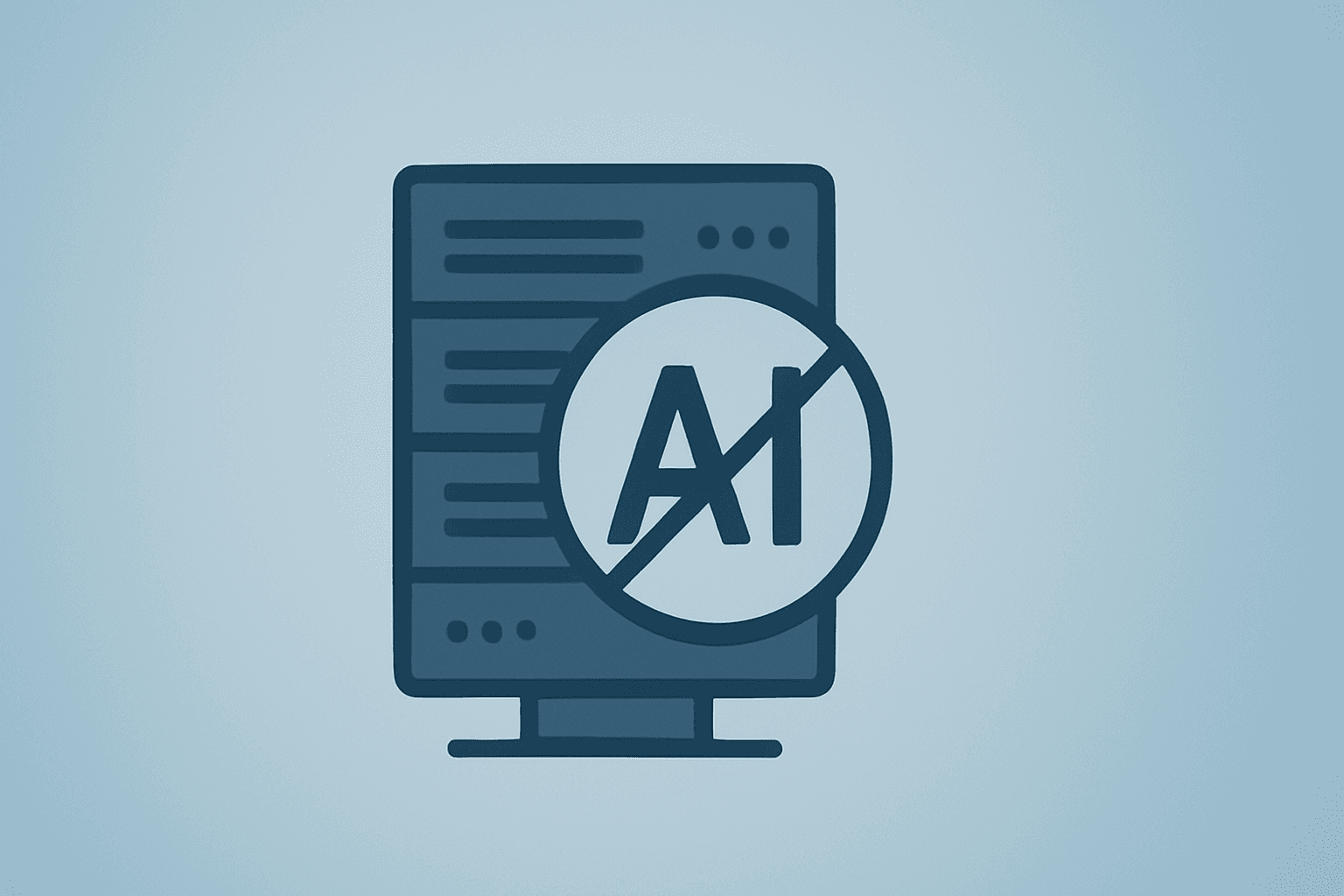 Flat vector showing an AI server rack sealed by a quarantine ribbon representing Anthropic supply-chain risk and legal challenge.