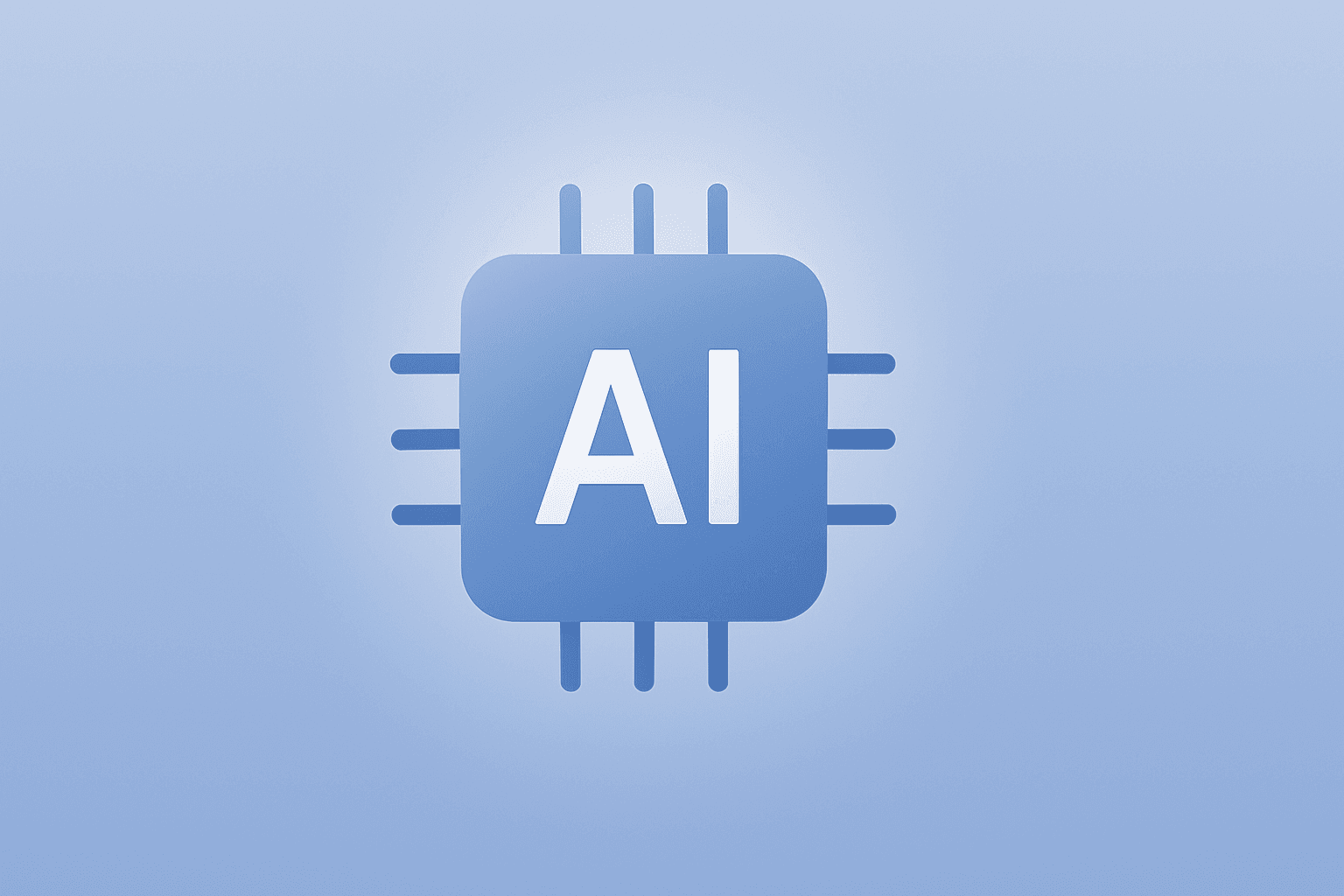Flat vector of a server chip with a dimming glow representing AMD Q4 2025 earnings and MI308 China shipment doubts.