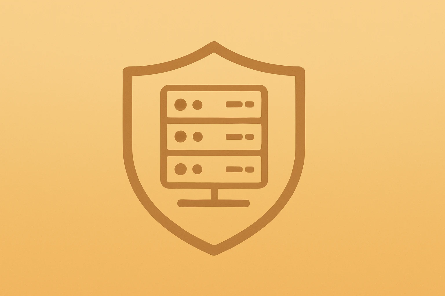 Flat vector of a sealed server rack symbolizing the AWS European Sovereign Cloud and regional infrastructure commitment.