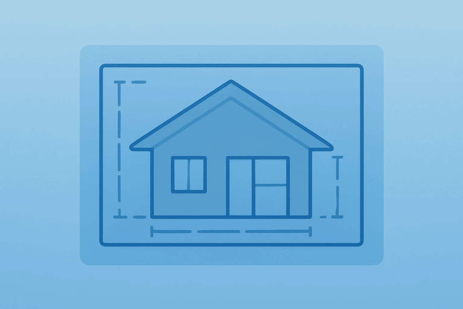 Flat filled vector of a weathered home blueprint symbolizing Lennar Q2 earnings and trimmed delivery outlook