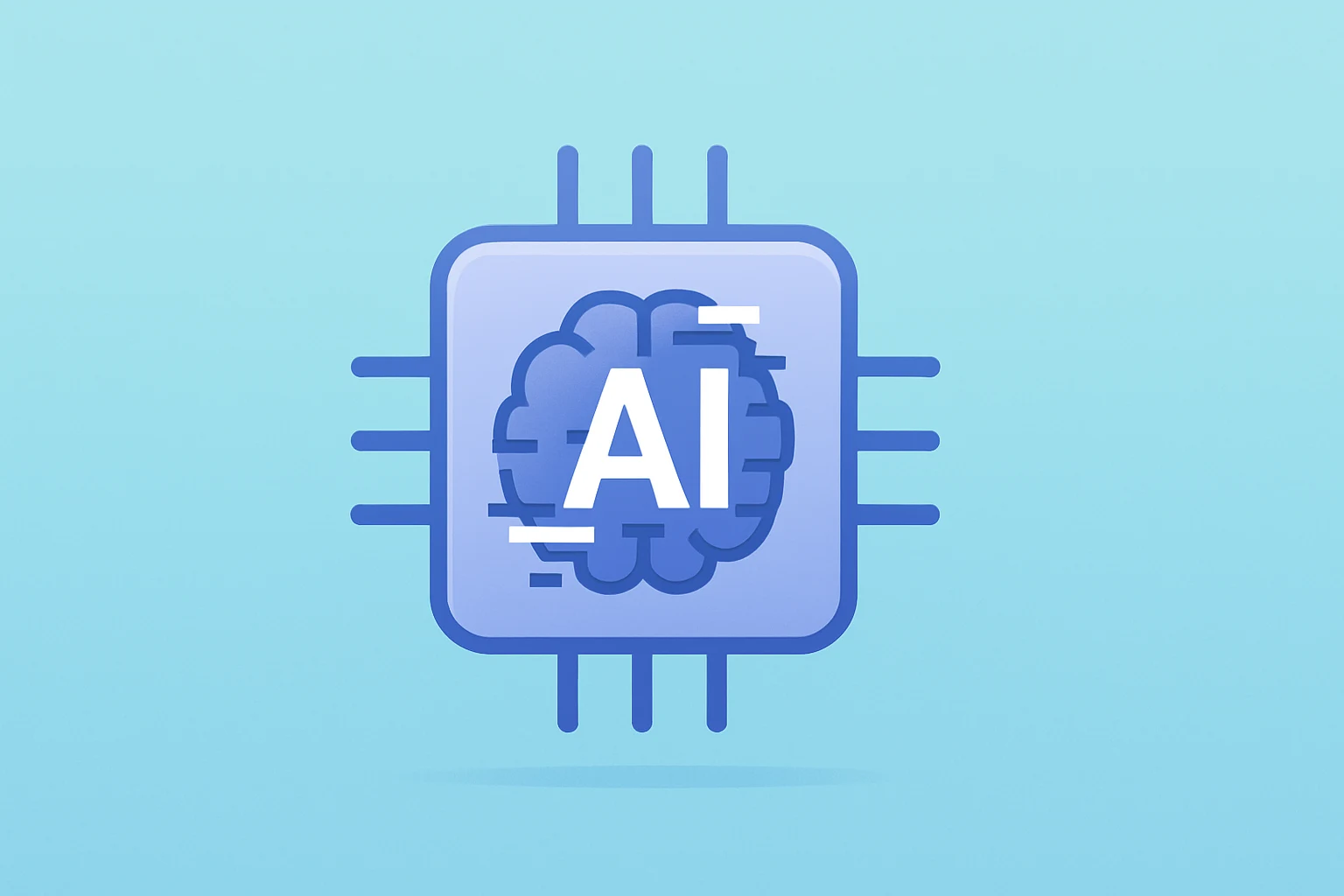 Flat vector of a stylized device fused with an AI core symbolizing Apple 50th Anniversary and Apple Intelligence delays.
