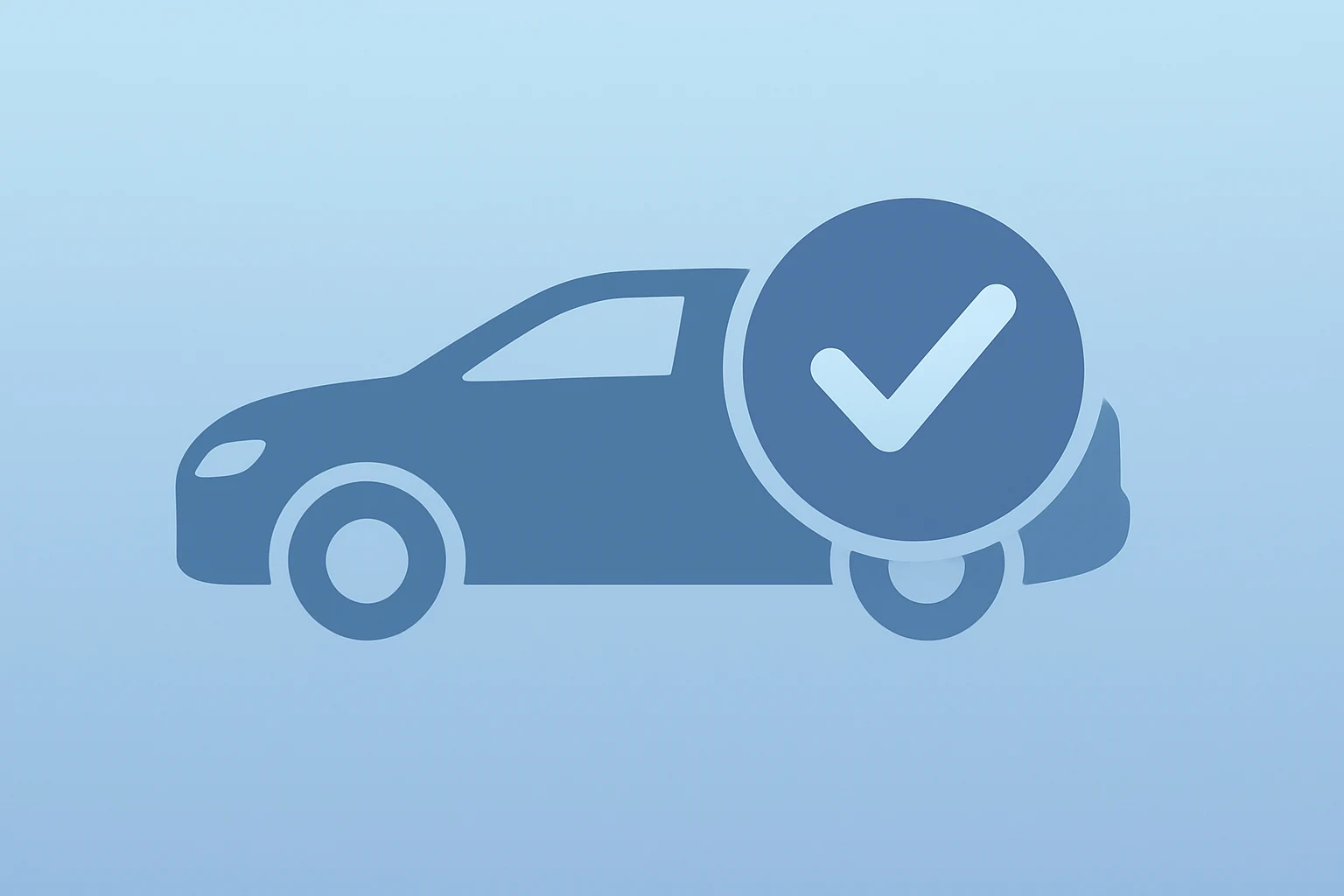 Flat vector of a car silhouette merged with a subscription token representing Tesla FSD subscription and recurring revenue.