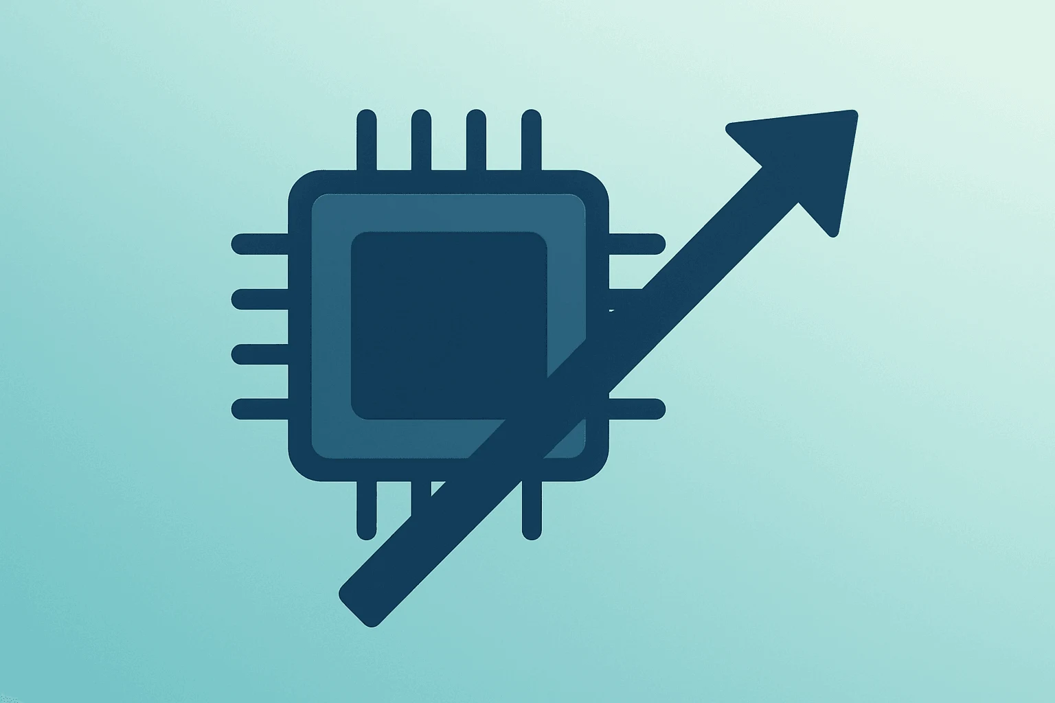 Flat vector server-chip hybrid symbolizing Astera Labs Q2 results and Scorpio X-Series ramp driving AI infrastructure.