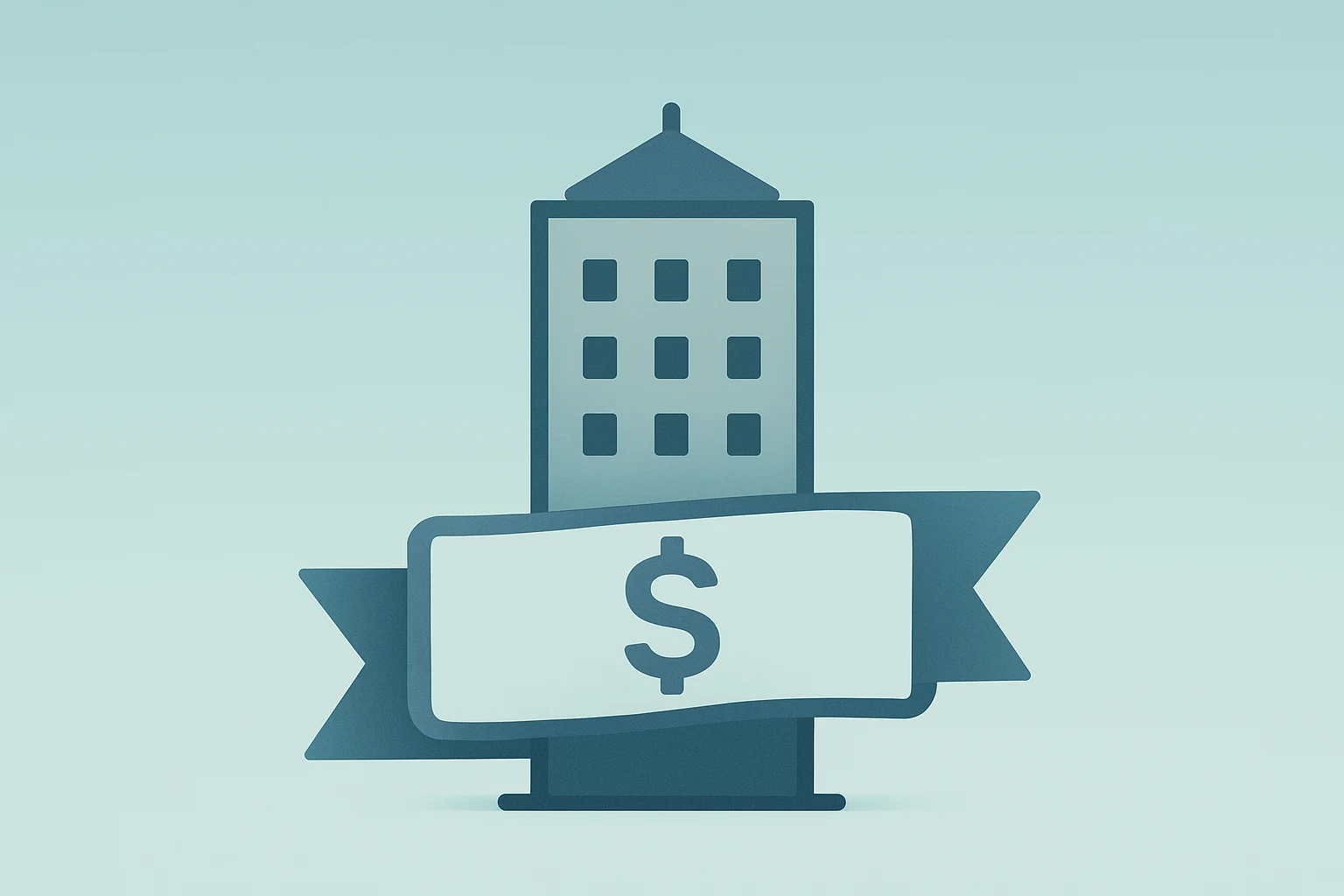 Flat vector of a company vault merging with a payroll ledger to symbolize Greg Abel salary disclosure and governance.