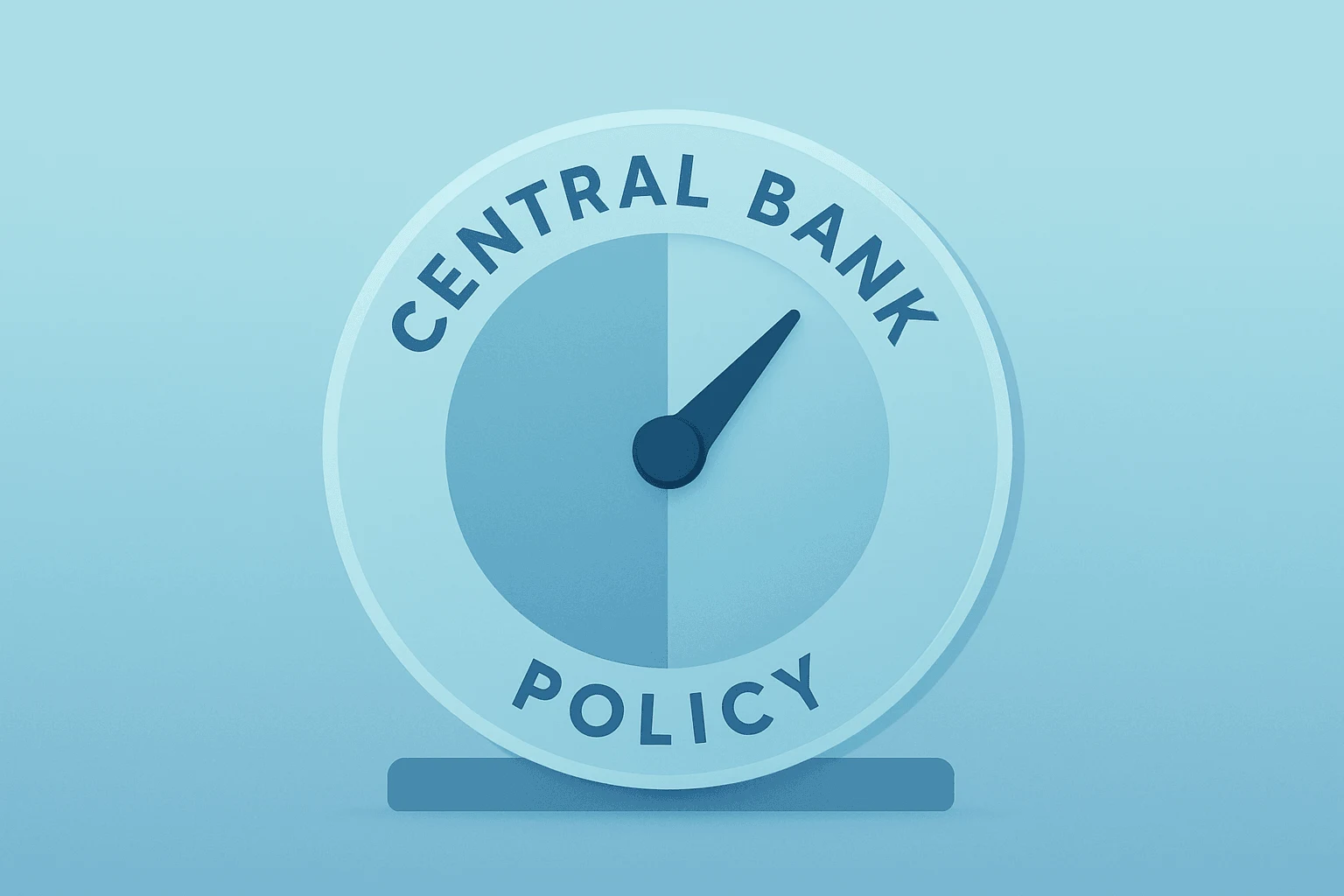 Vault merged with a split policy dial illustrating Fed Holds Rates and committee dissent ahead of chair change.