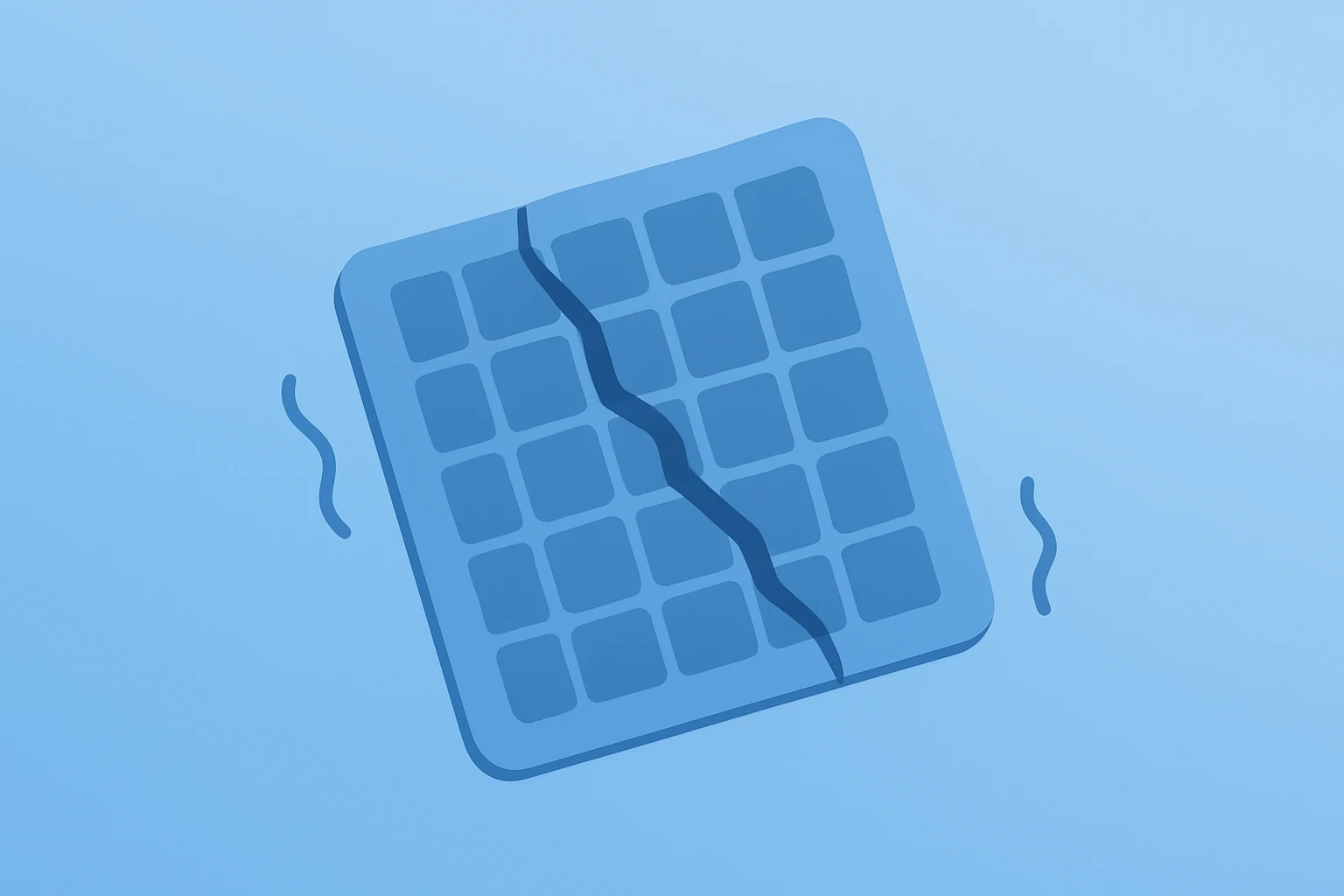 Flat vector of a semiconductor test chip under dim light, evoking Aehr Test Systems Q2 earnings focus on AI bookings.