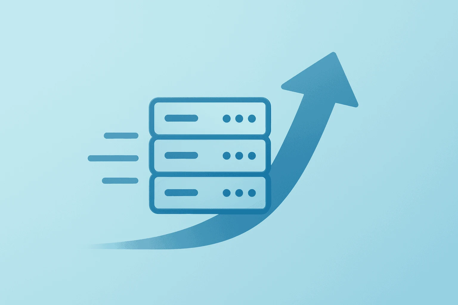 Flat filled vector of a server lending engine surging forward to symbolize Upstart Q2 earnings and originations surge.