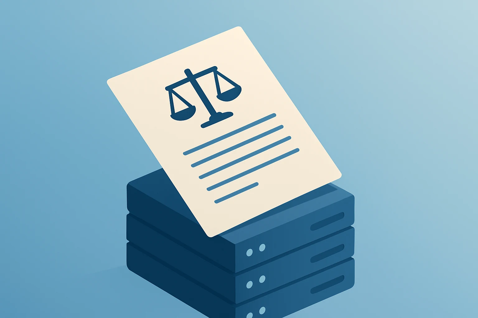 Flat-vector cover showing a legal-focused AI tool motif symbolizing the Anthropic AI selloff and European software shock.