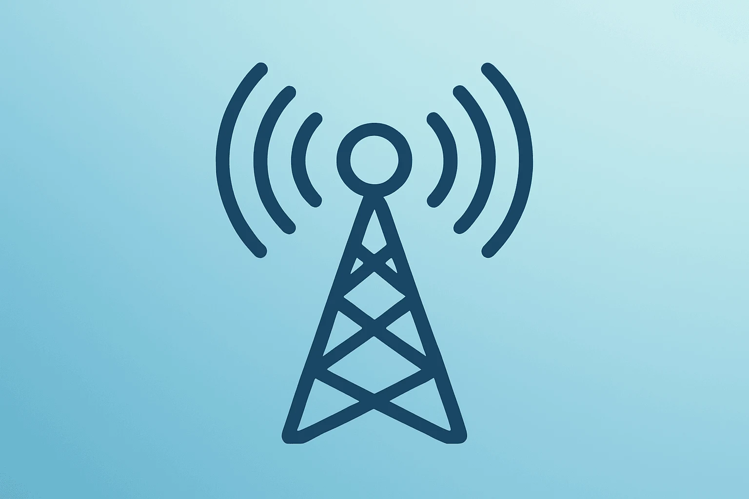 Broadcast tower amplifying a streaming signal on a smooth emerald-pearl gradient to symbolize Fox Q3 earnings mix shift.